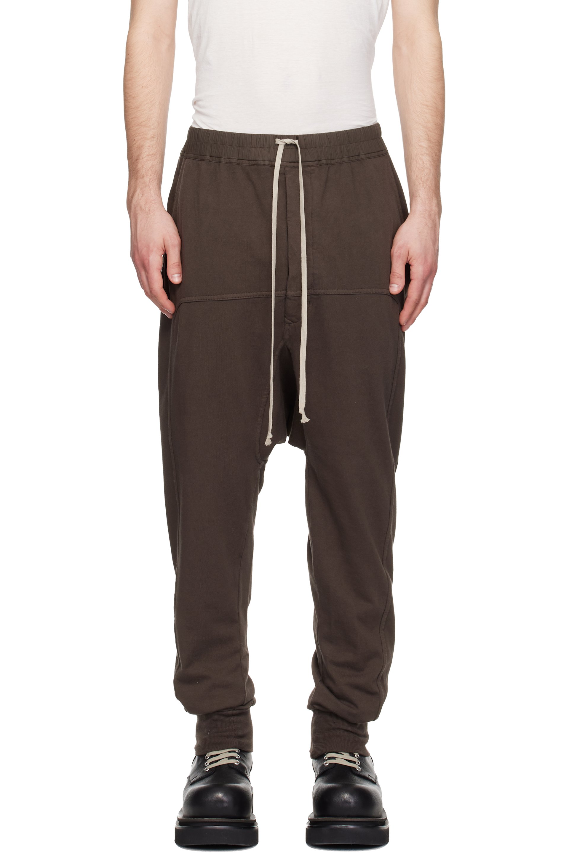 Rick Owens Drkshdw - 그레이 템플 드로우스트링 팬츠