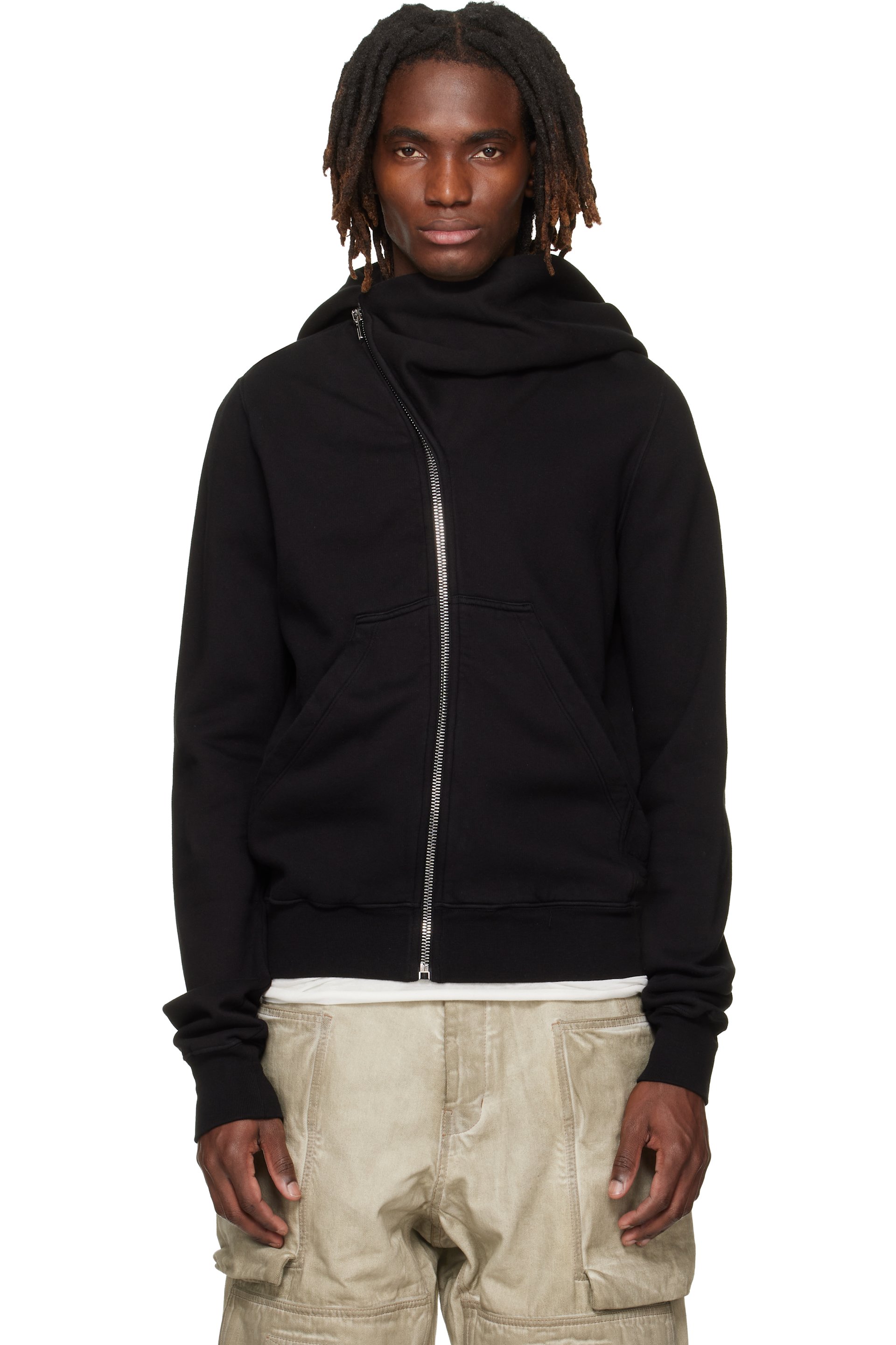 Rick Owens DRKSHDW - Pull à capuche Mountain noir - Temple
