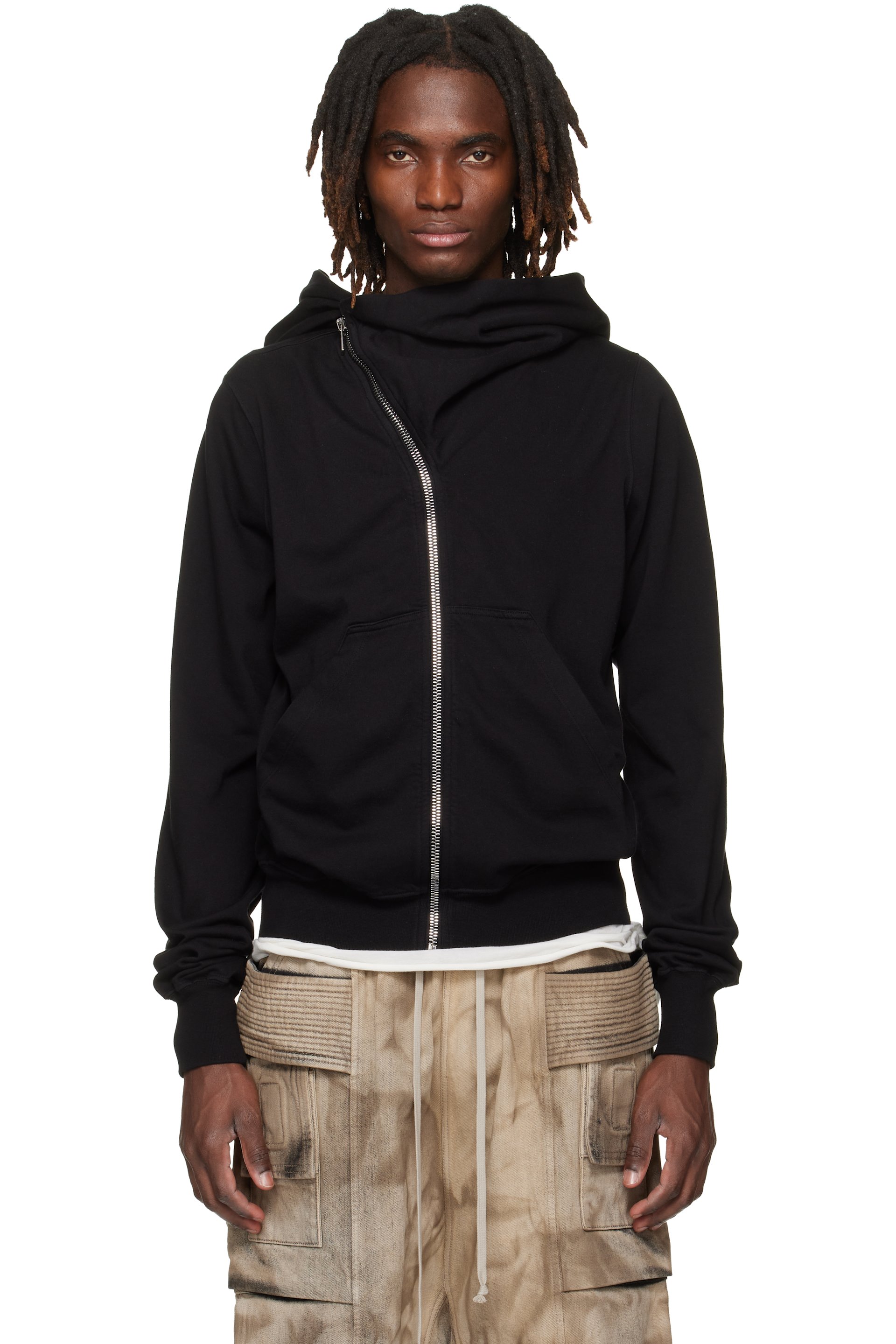Rick Owens DRKSHDW - Pull à capuche Mountain noir - Temple