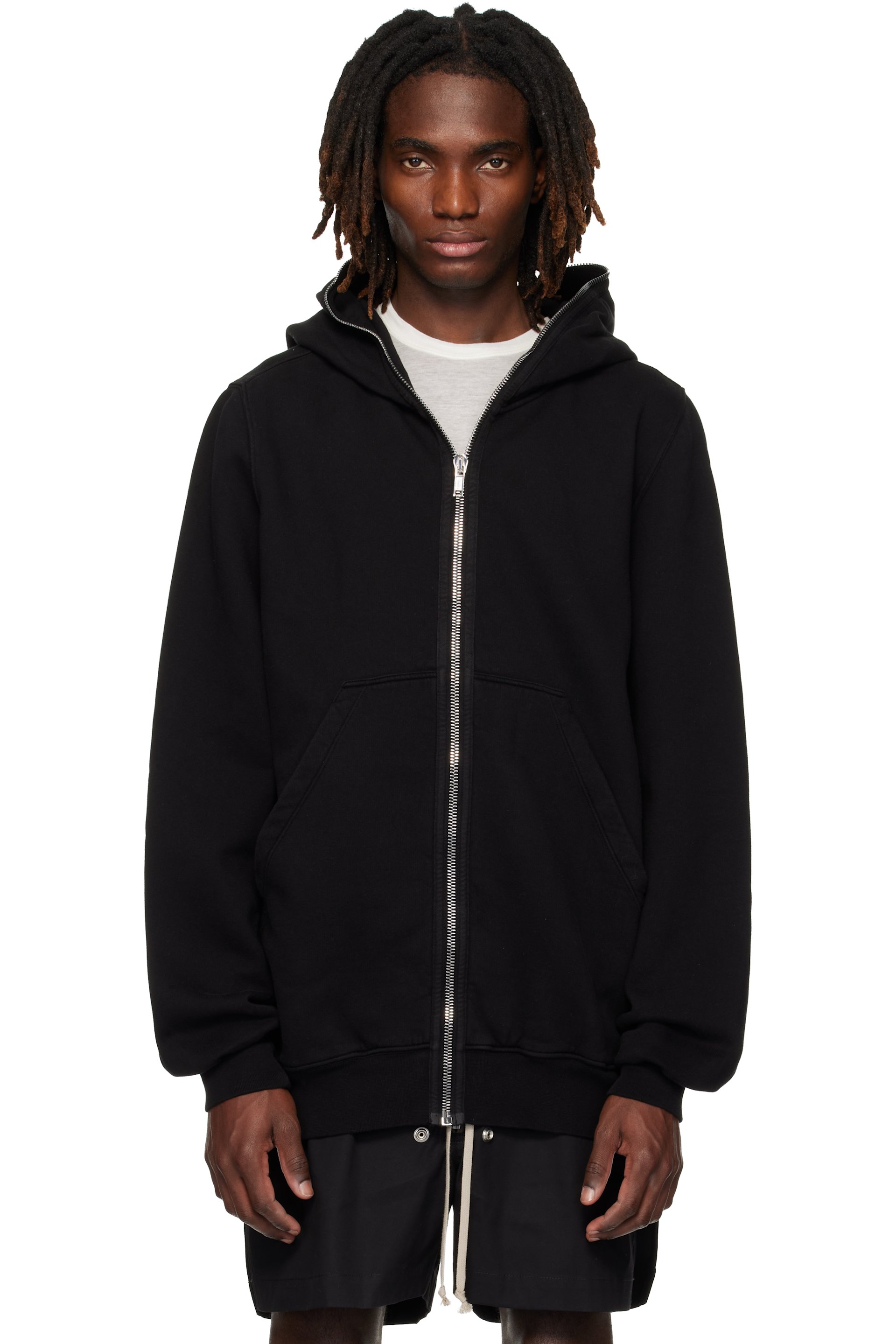 Rick Owens DRKSHDW - Pull à capuche surdimensionné noir - Temple