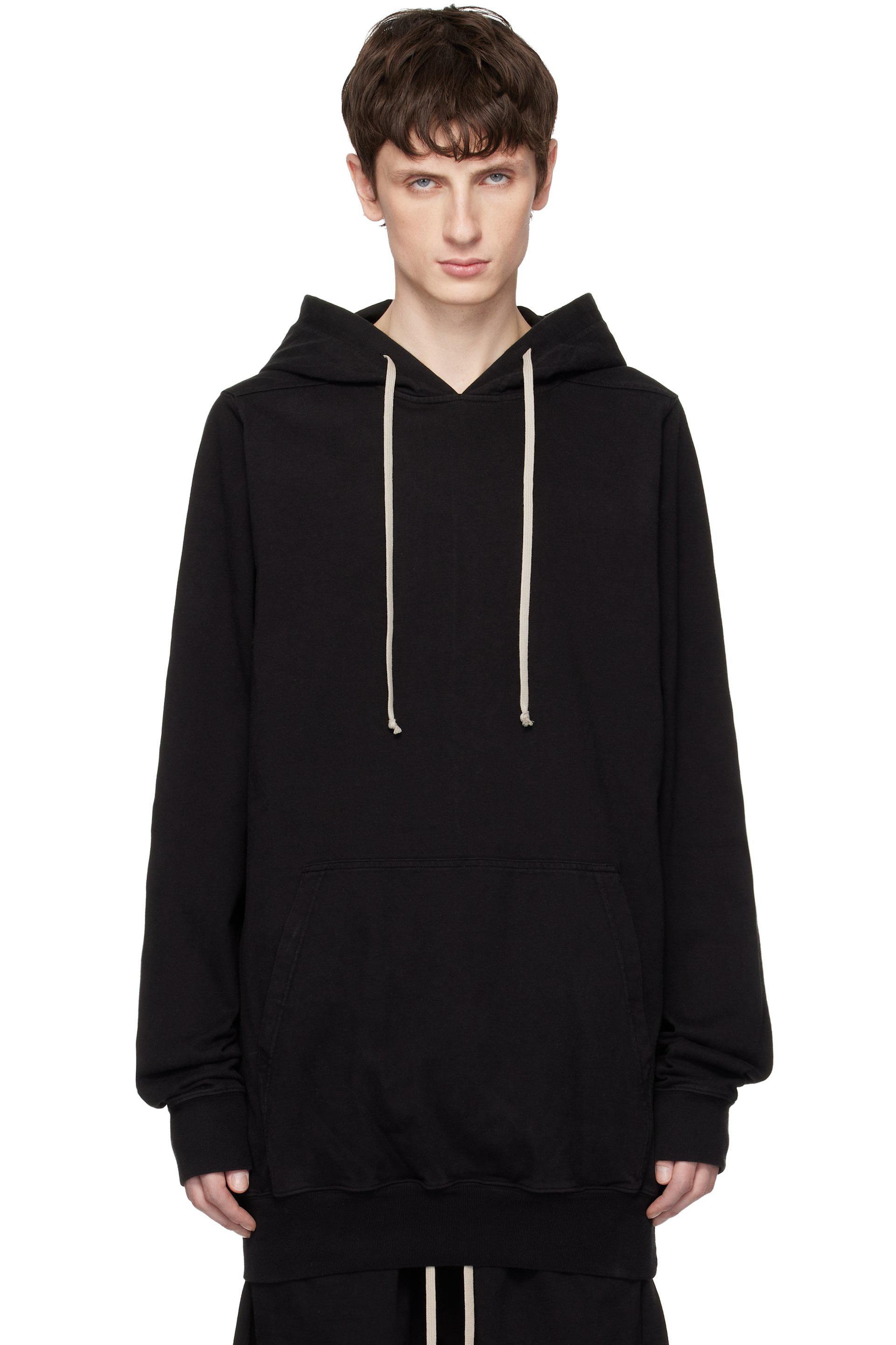 Rick Owens DRKSHDW - Pull à capuche noir - Temple