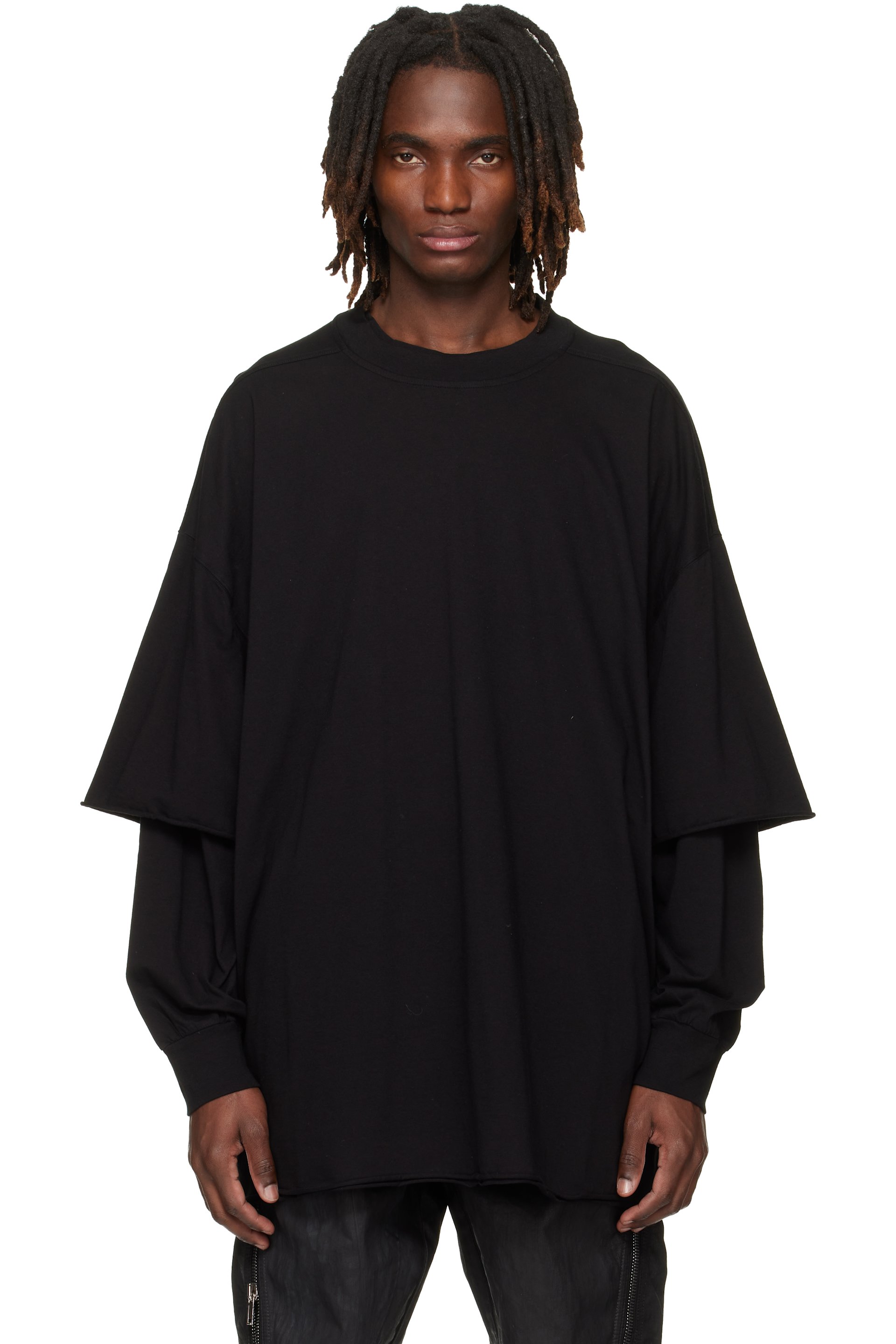 Rick Owens DRKSHDW - Black Temple Tommy Hustler Sweatshirt