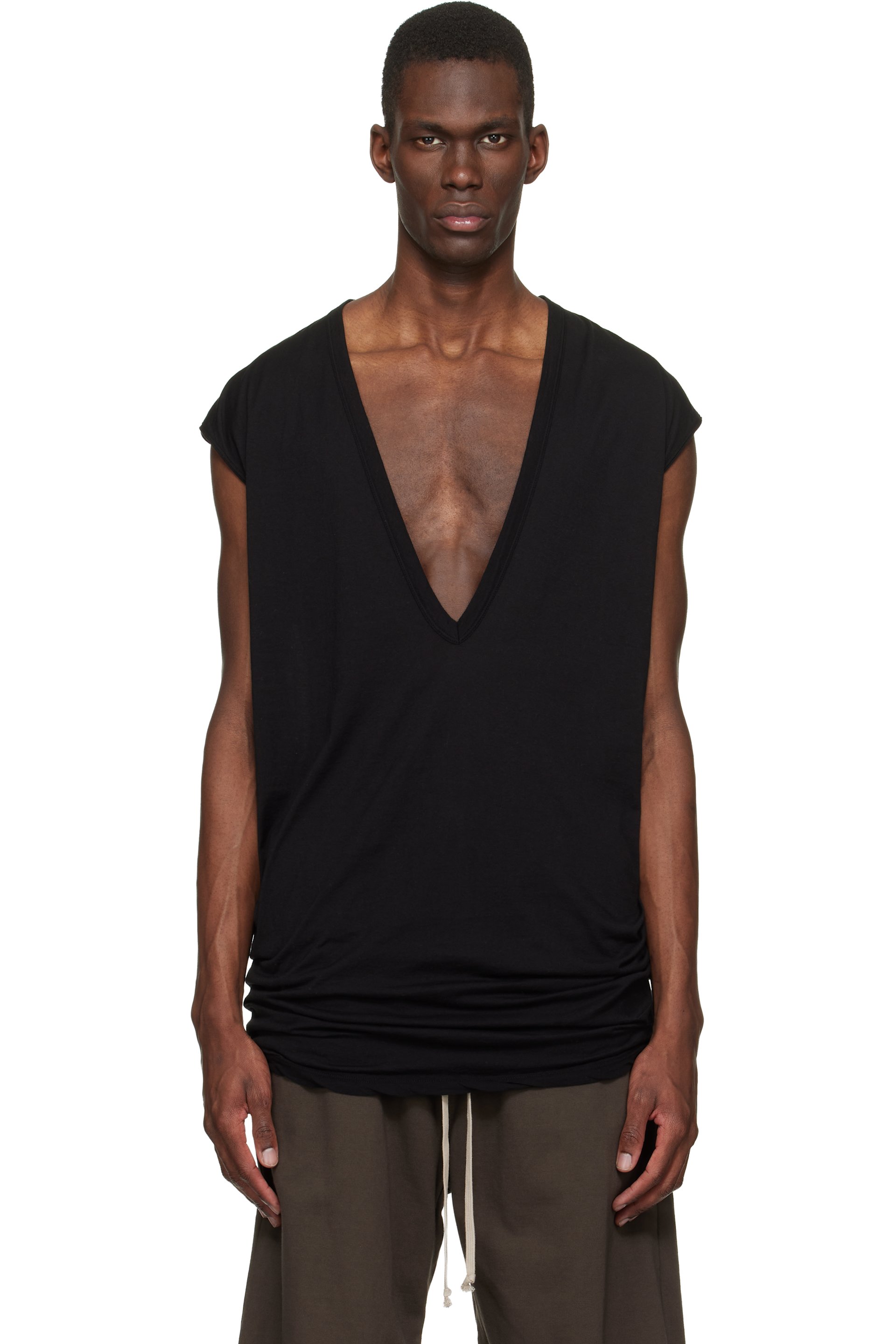 Rick Owens Drkshdw - 블랙 템플 딜런 티셔츠