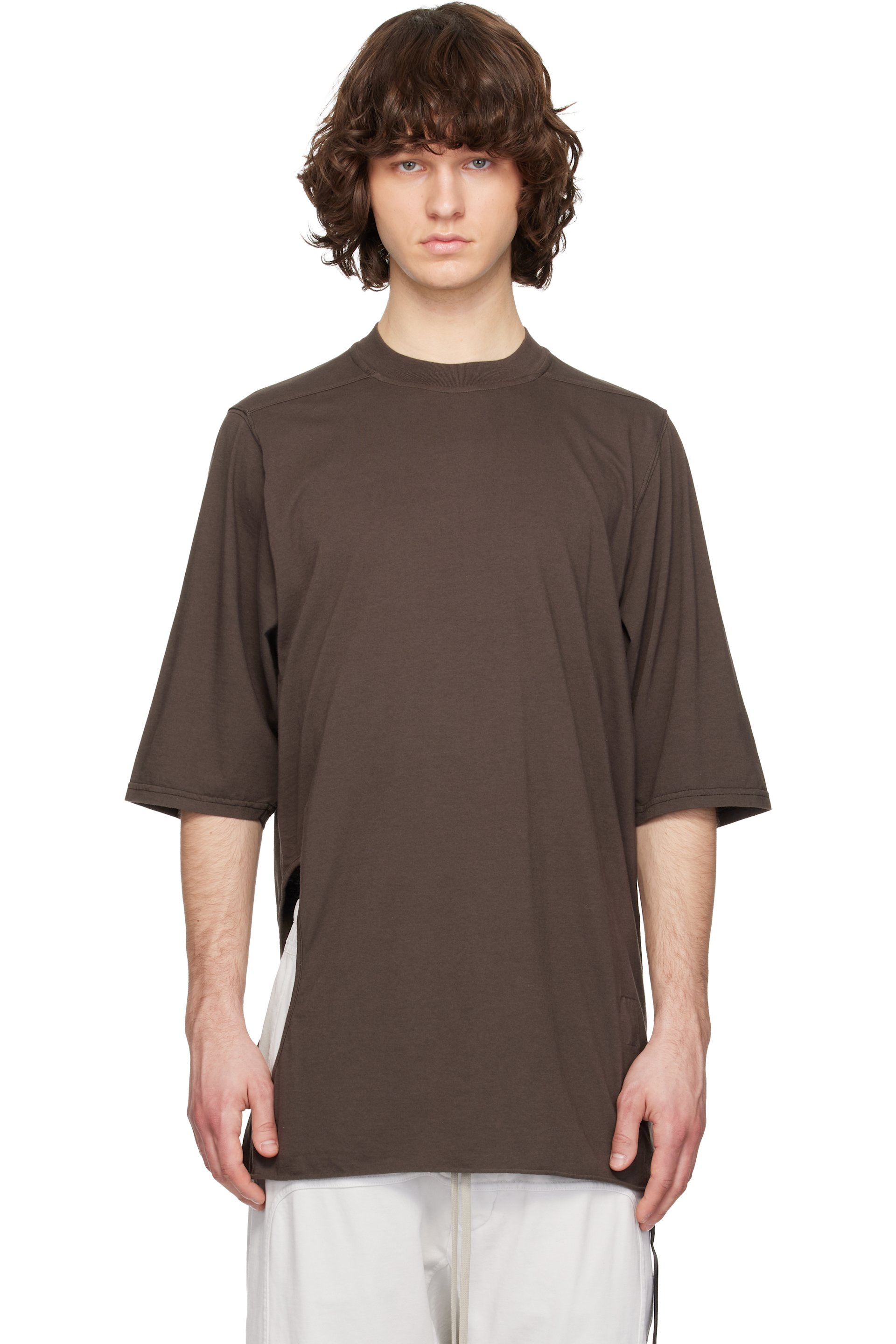 Rick Owens Drkshdw - 그레이 템플 서브휴먼 점보 S/S 티셔츠