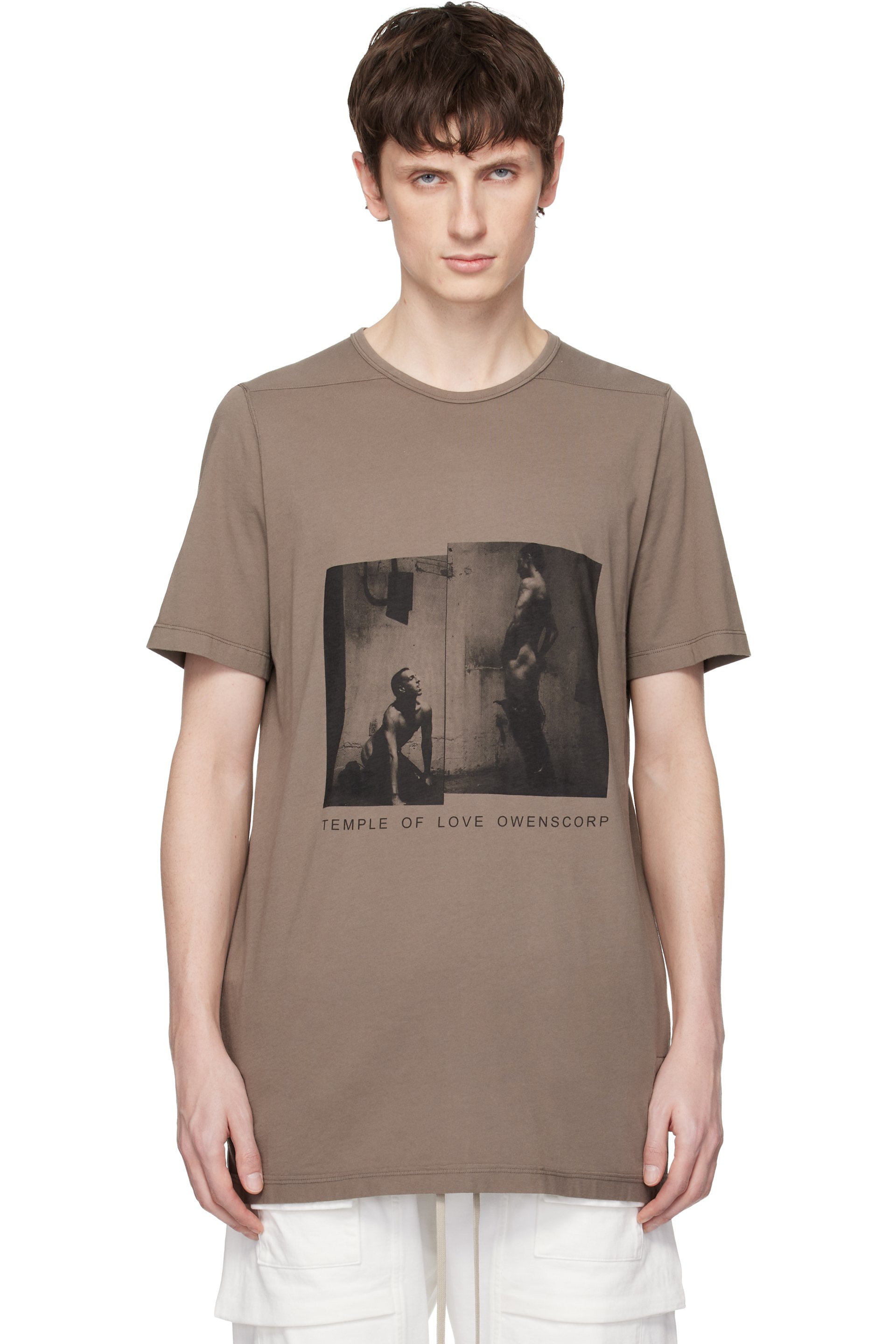 Rick Owens Drkshdw - 그레이 템플 레벨 티셔츠