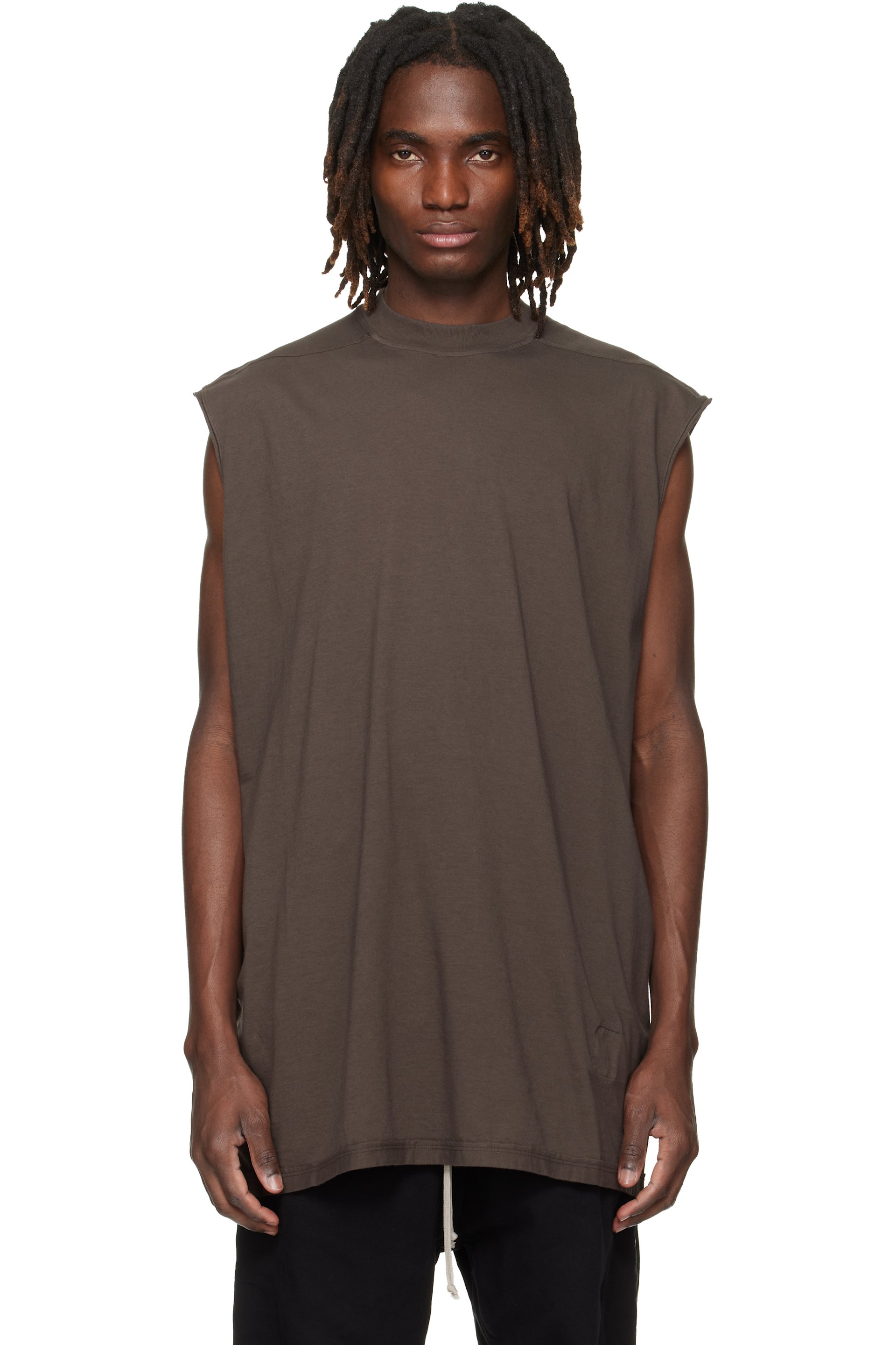 Rick Owens Drkshdw - 그레이 템플 타프 티셔츠
