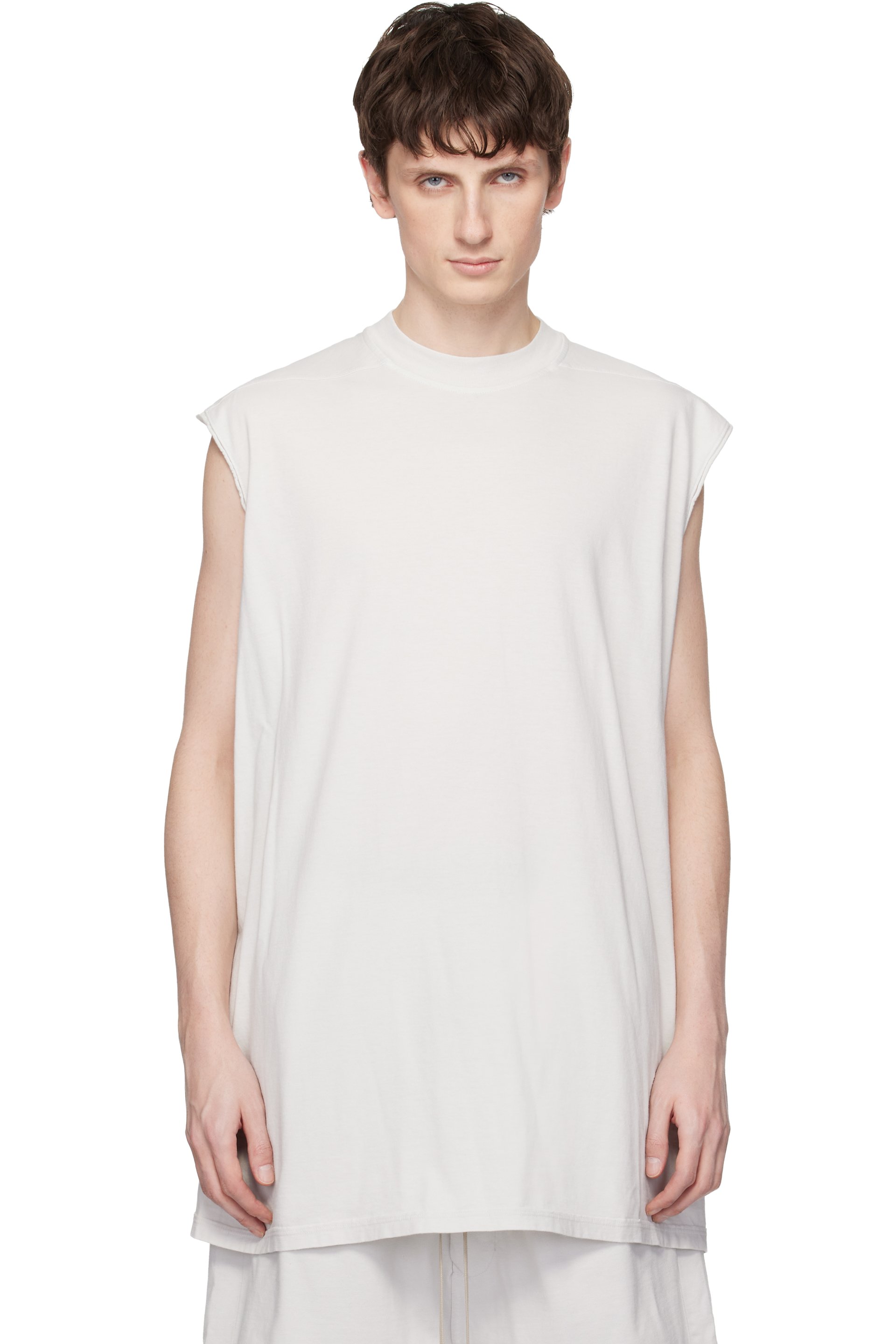 Rick Owens Drkshdw - 오프 화이트 템플 타프 티셔츠
