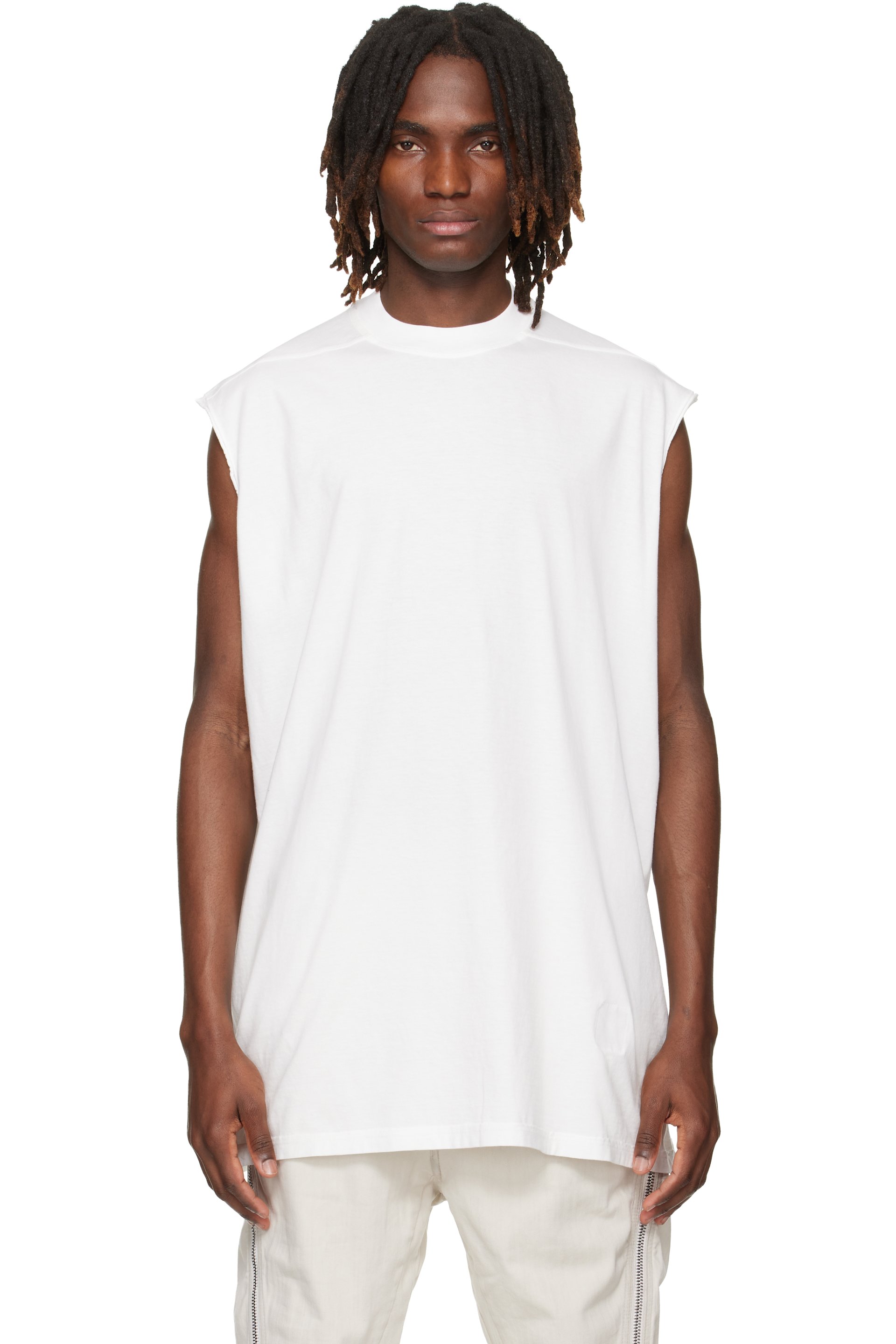 Rick Owens Drkshdw - 오프 화이트 템플 타프 티셔츠