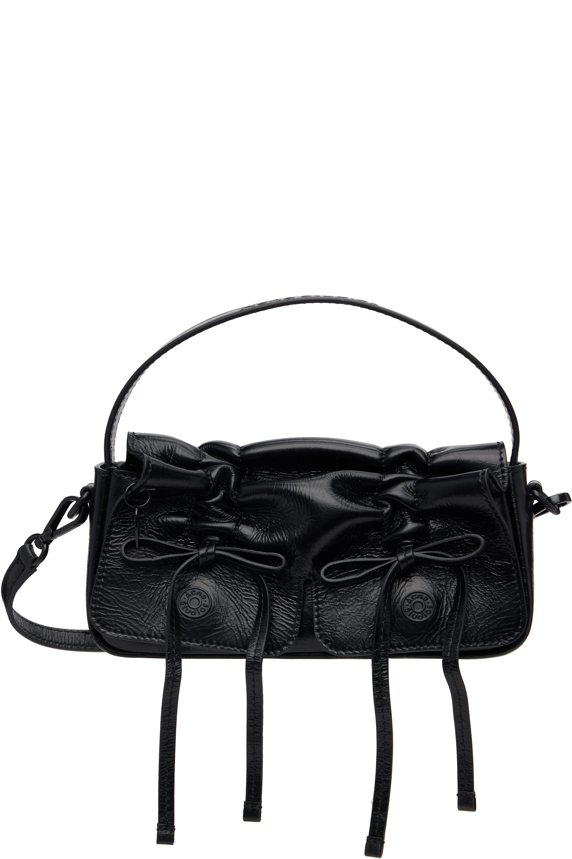 Acne Studios - Micro sac noir à poches