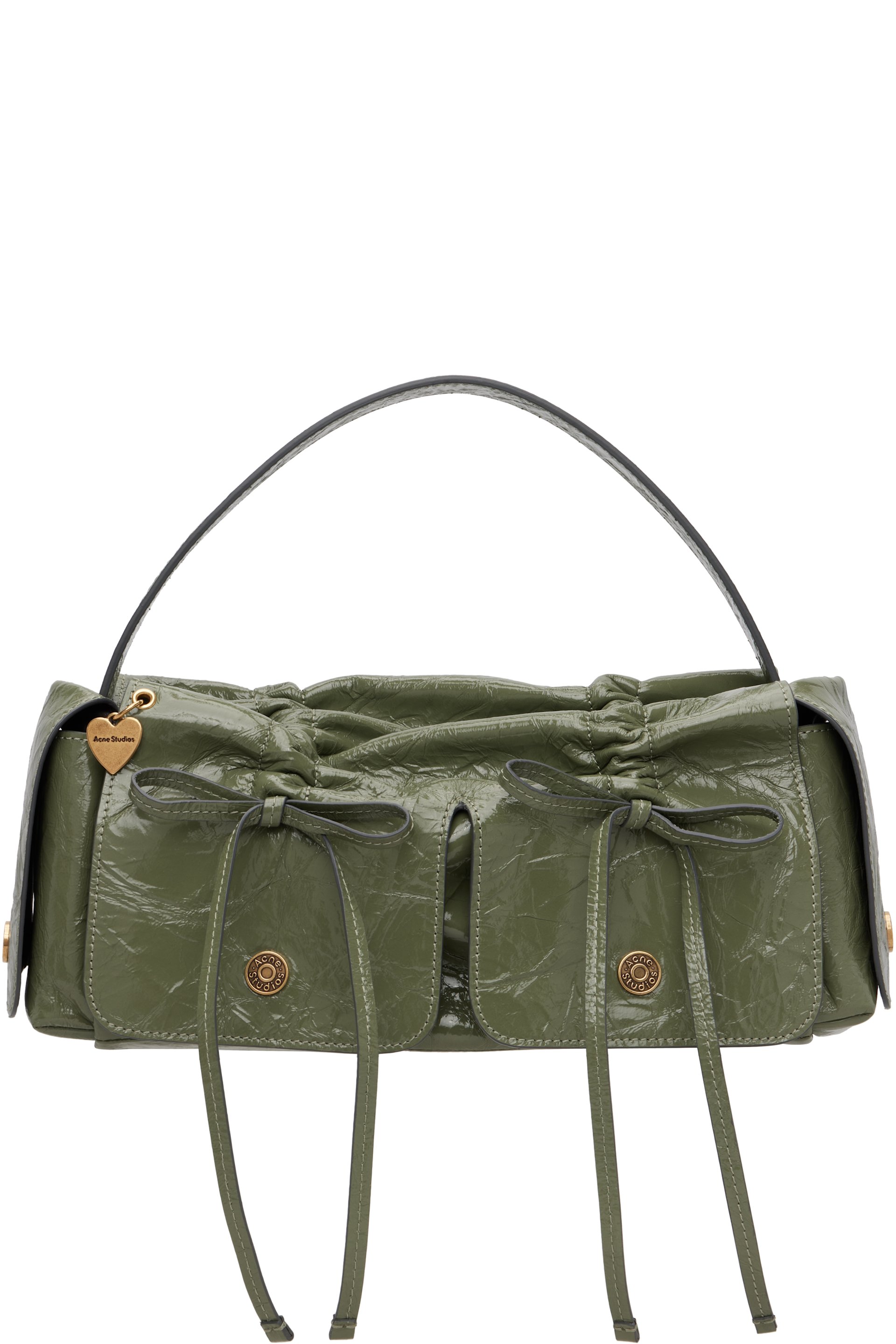バッグ AQ7kP9 Acne Studios: Khaki Multipocket Shoulder Bag | SSENSE
