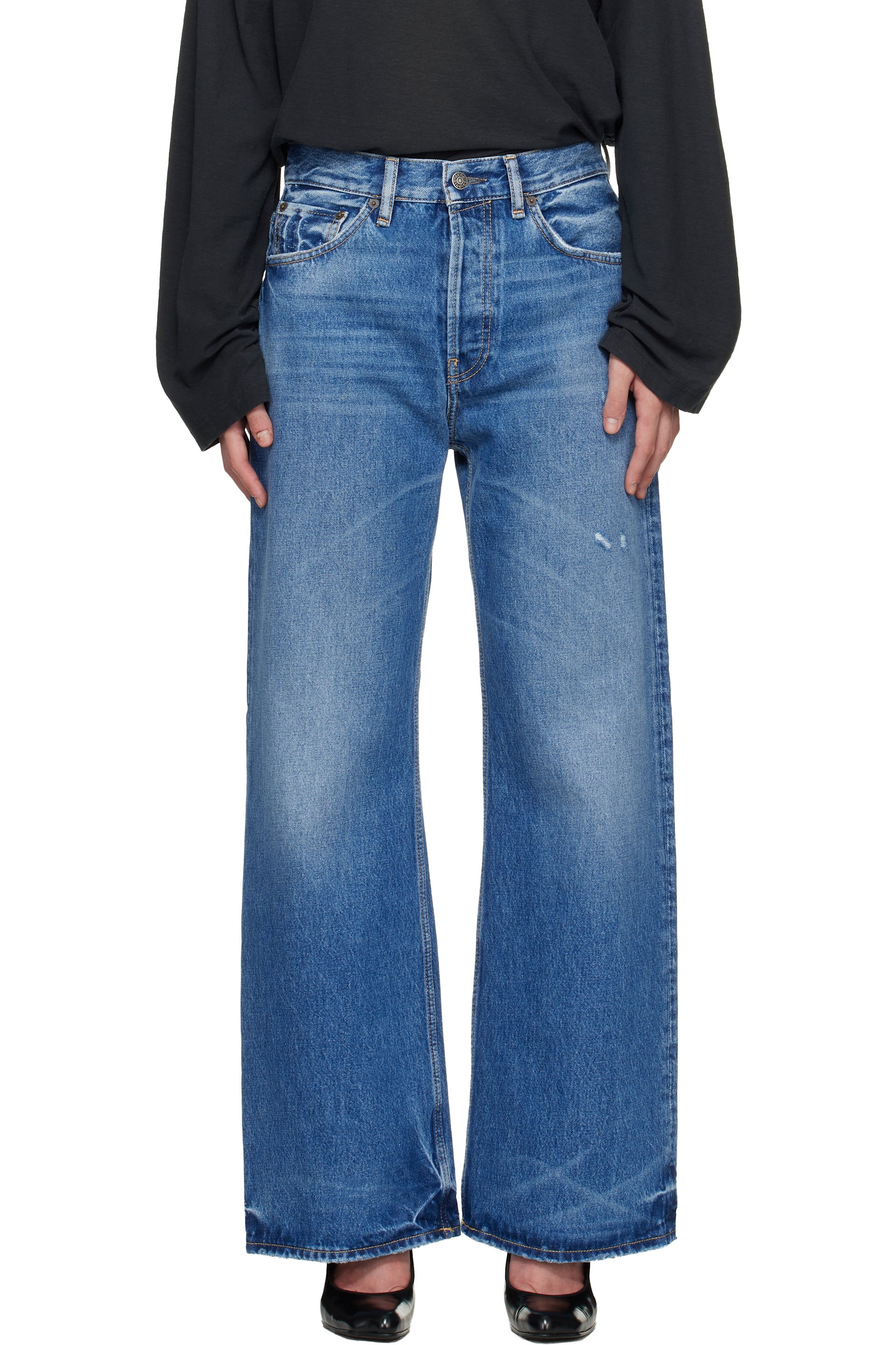Acne Studios - Jean rétro 2021F bleu