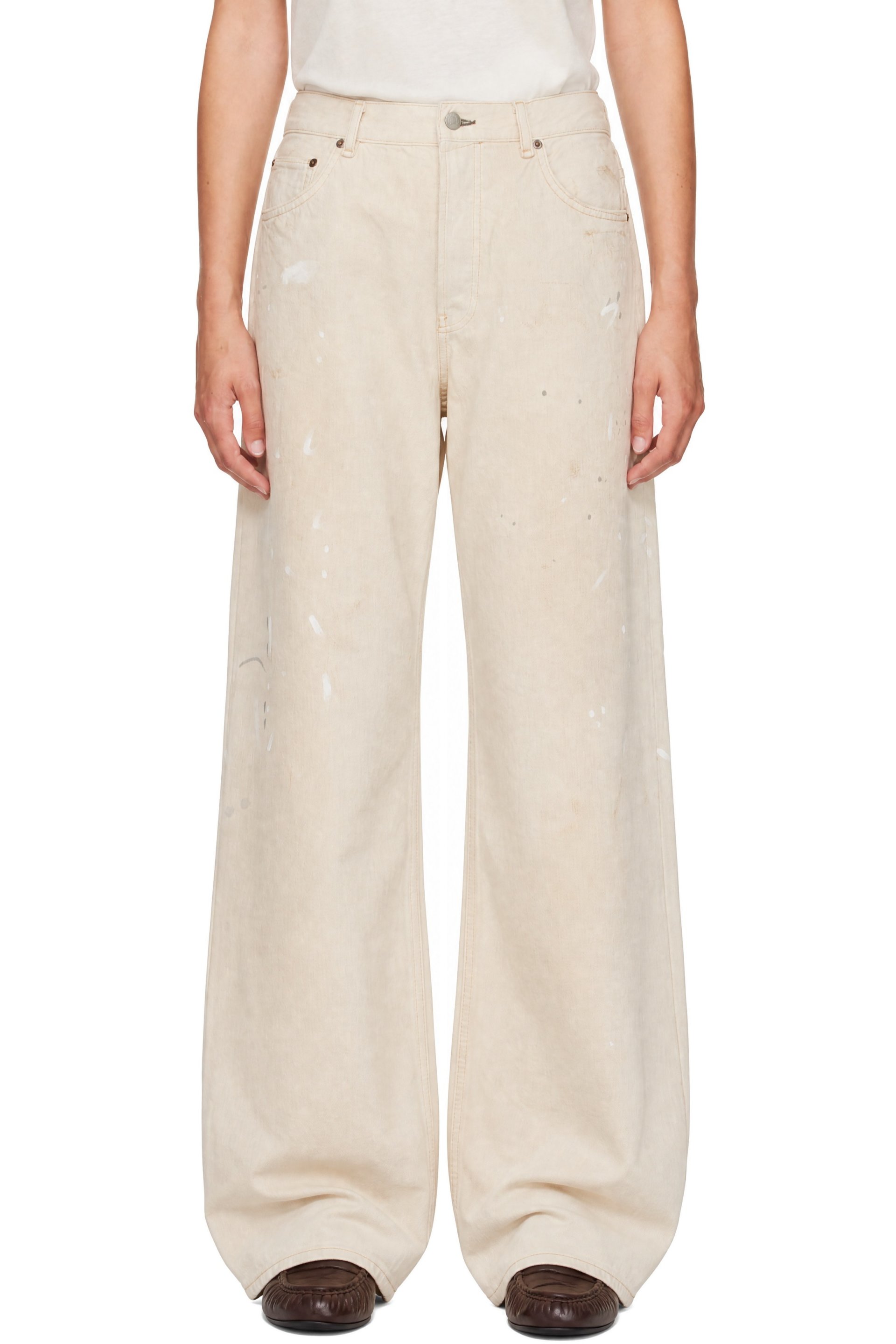 Acne Studios - Off-White Regular Fit 2021F Jeans