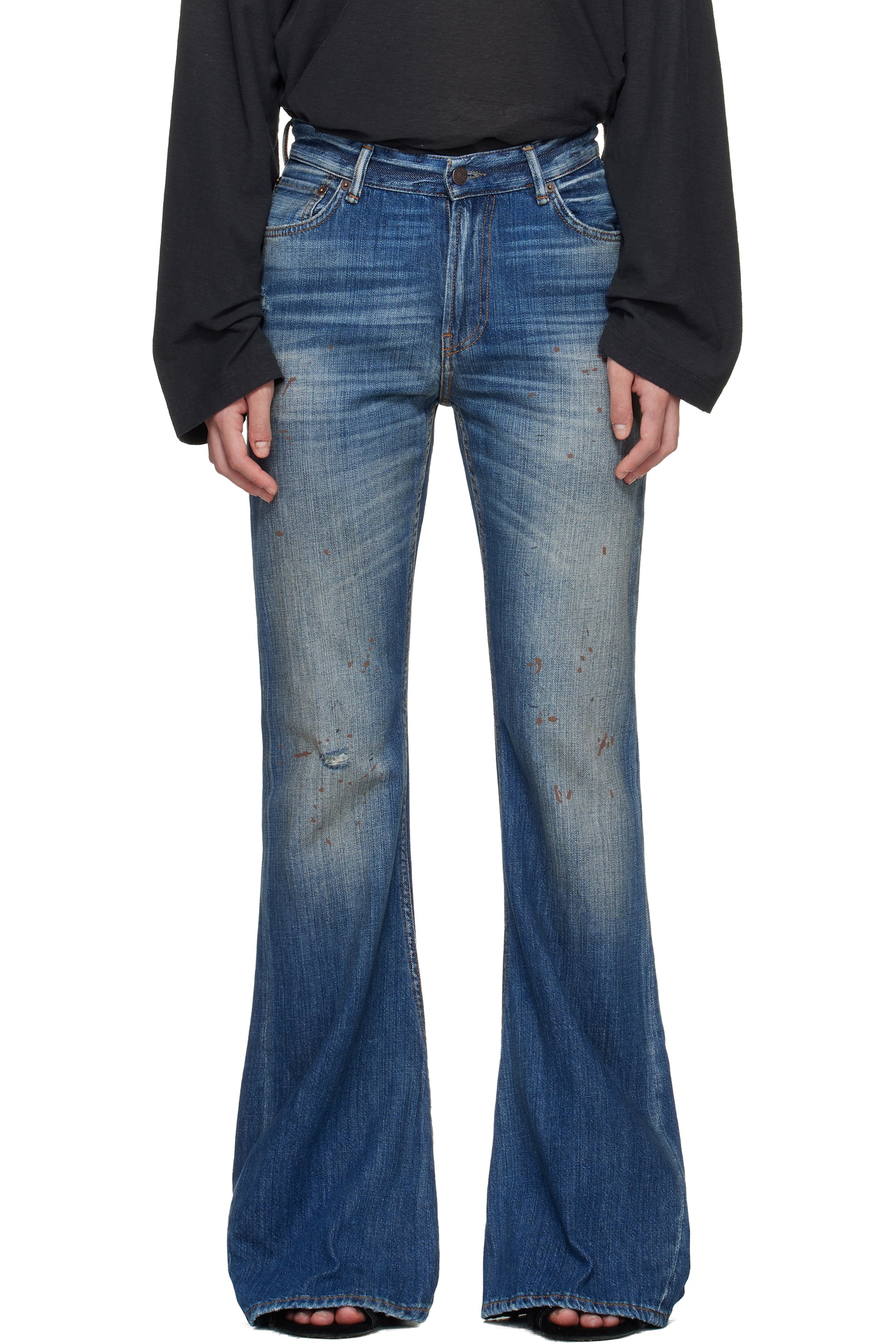 Acne Studios - Jean ajusté 2025F bleu