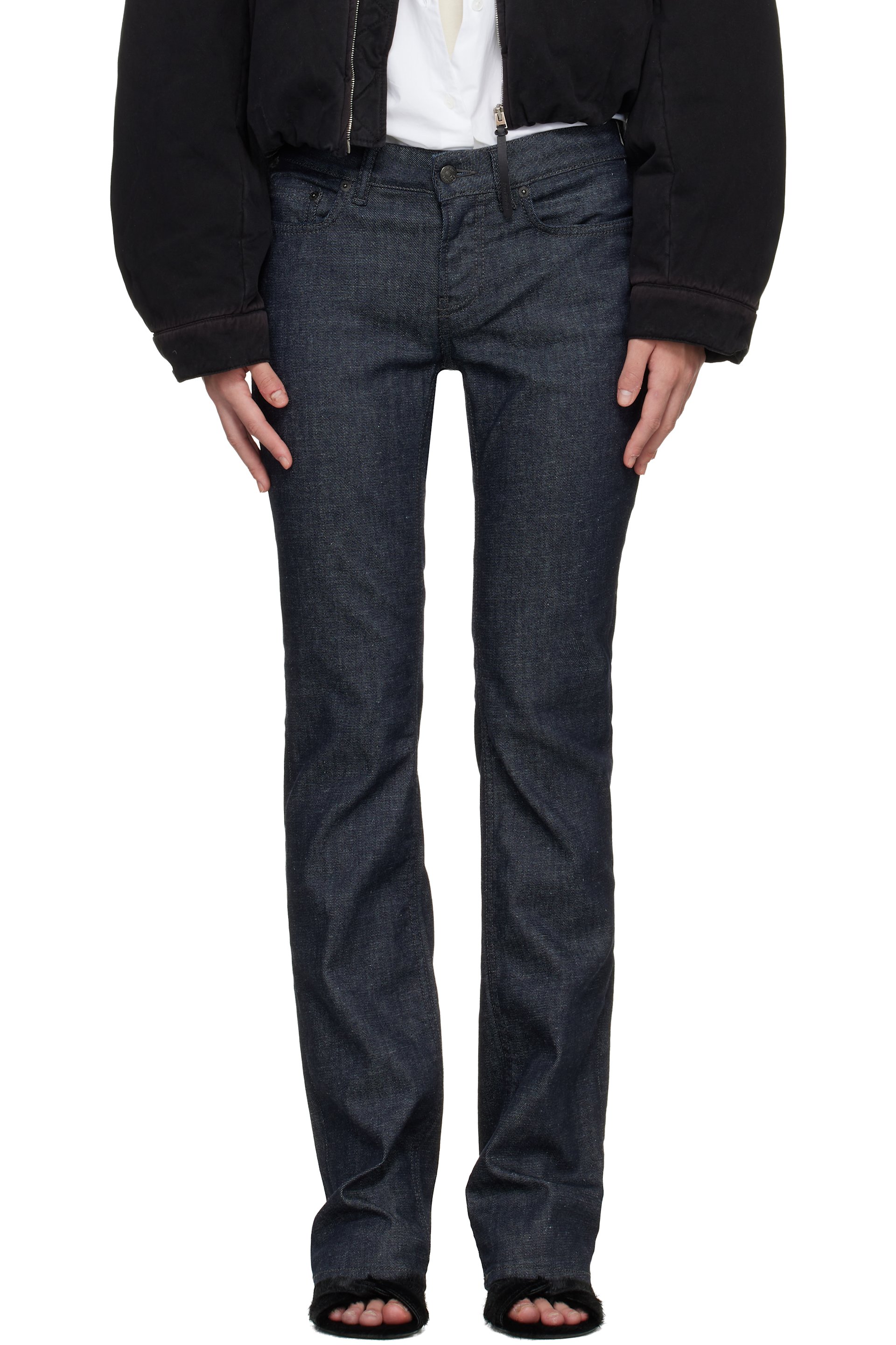 Acne Studios - Jean skinny 2013F bleu marine
