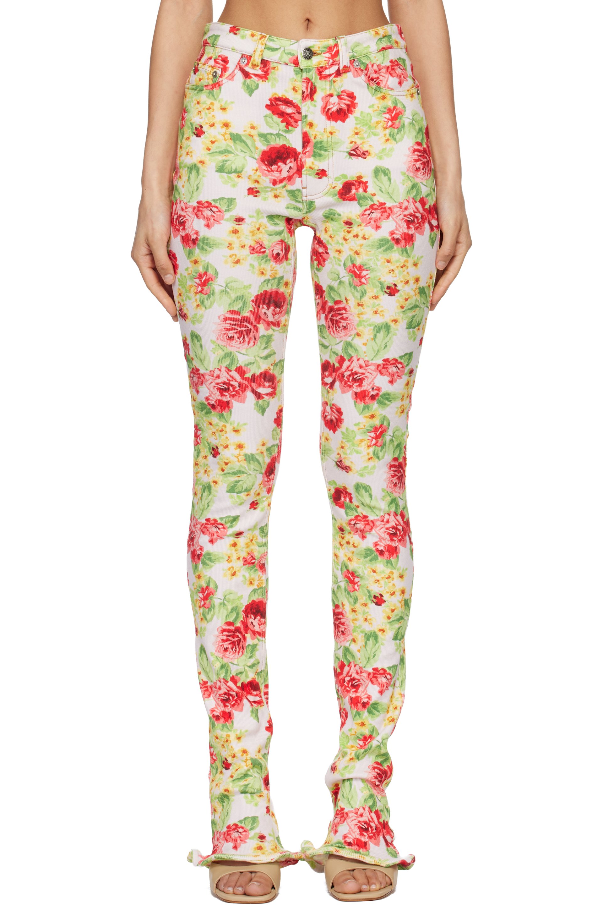 Acne Studios - Legging multicolore à motif imprimé