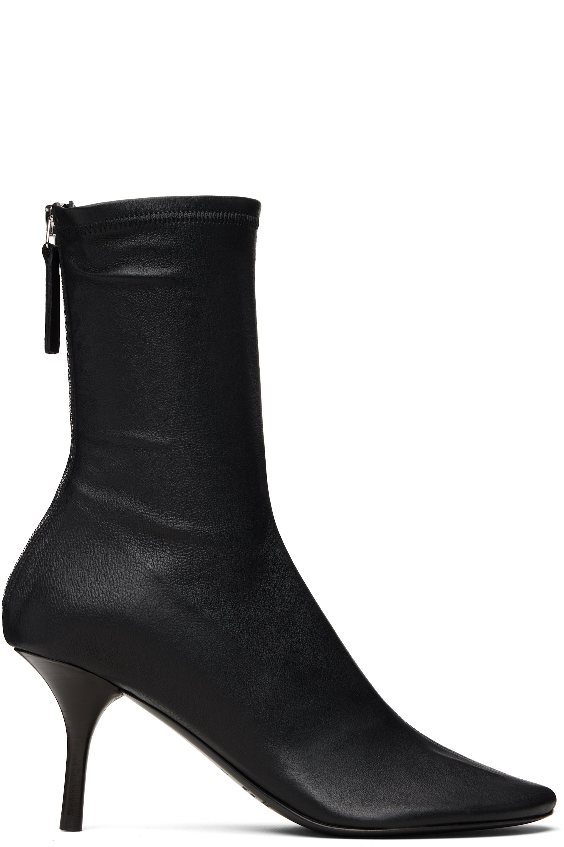 Acne Studios - Bottines noires en cuir