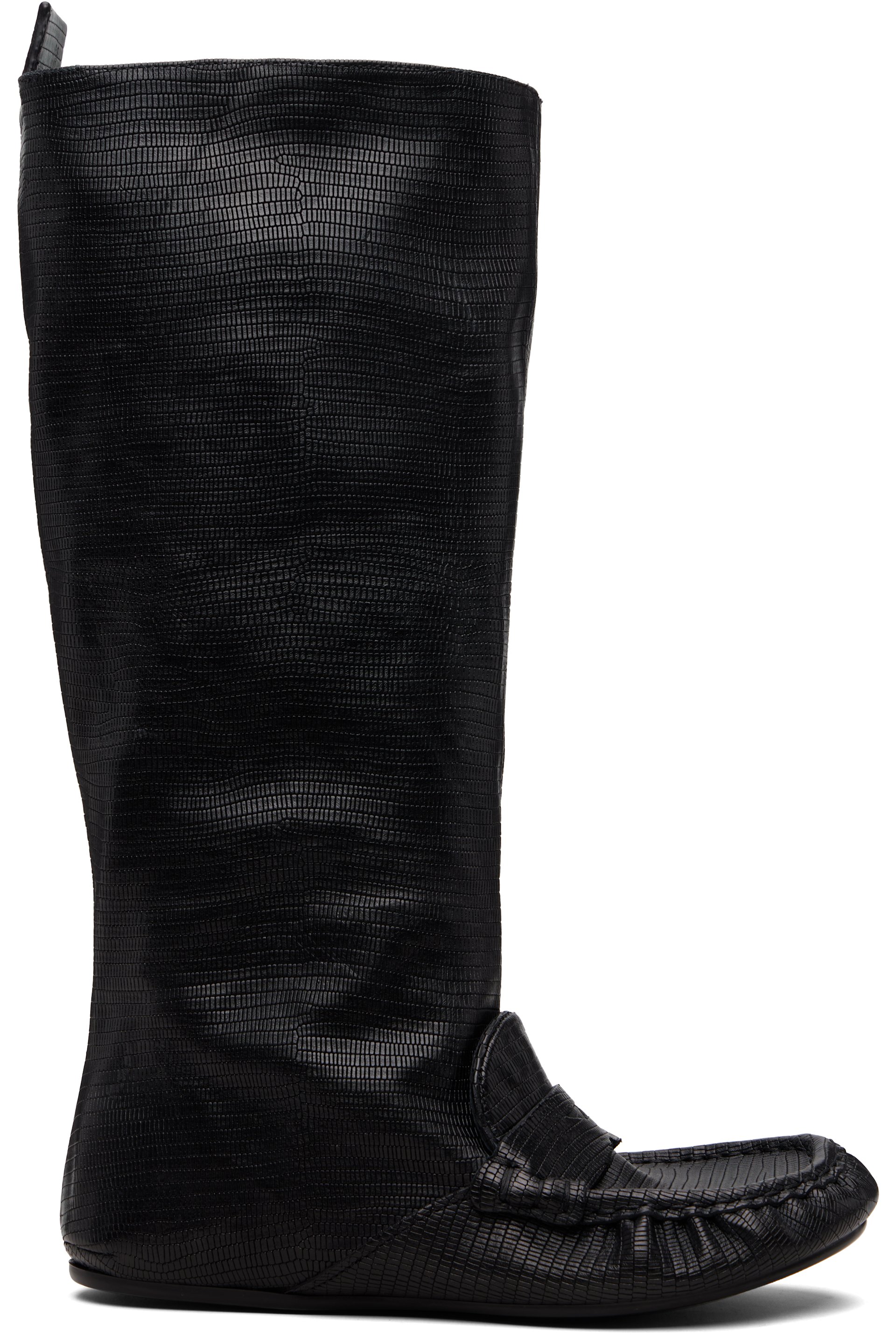 Acne Studios - Bottes hautes décontractées noires