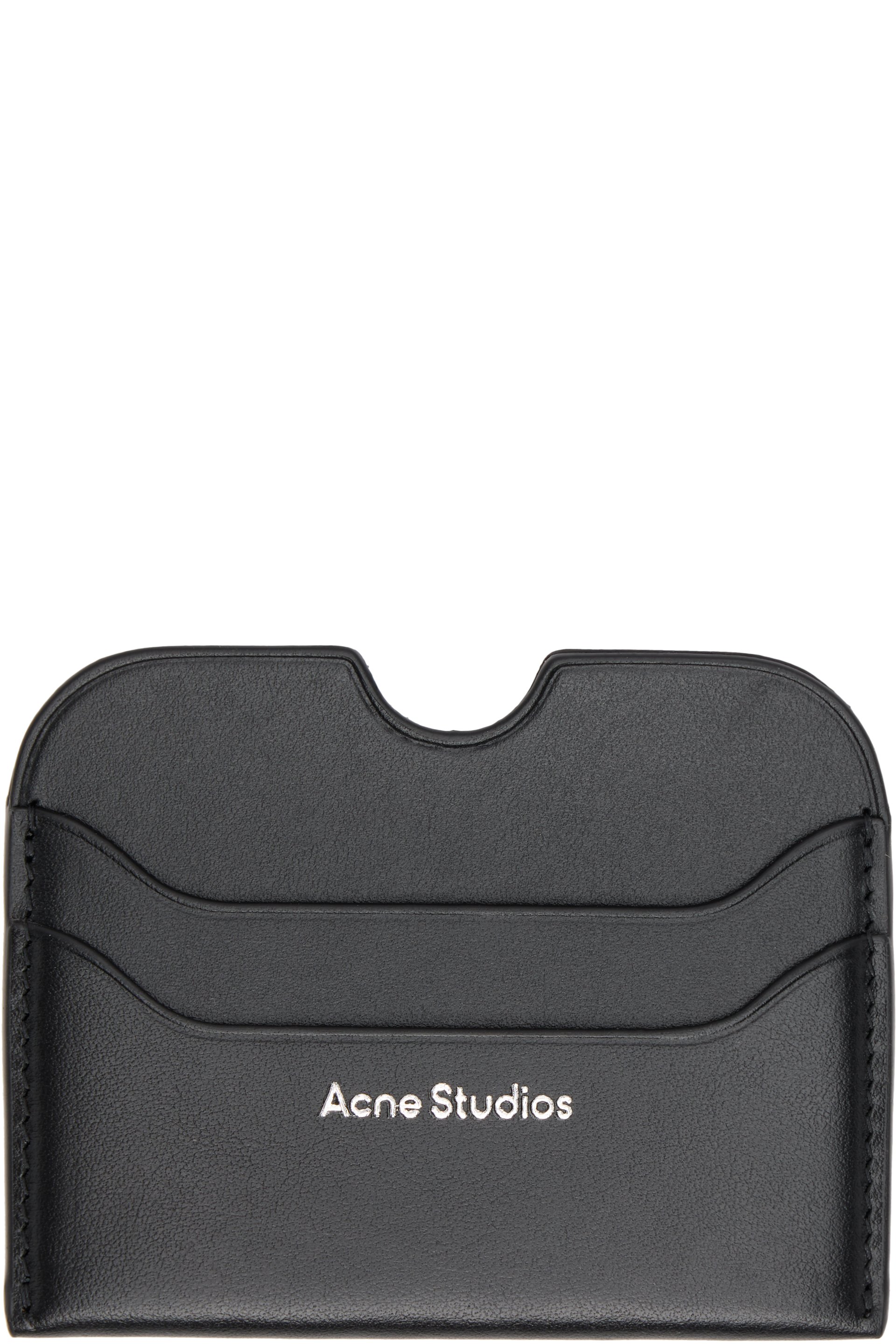 Acne Studios - Black Leather Card Holder