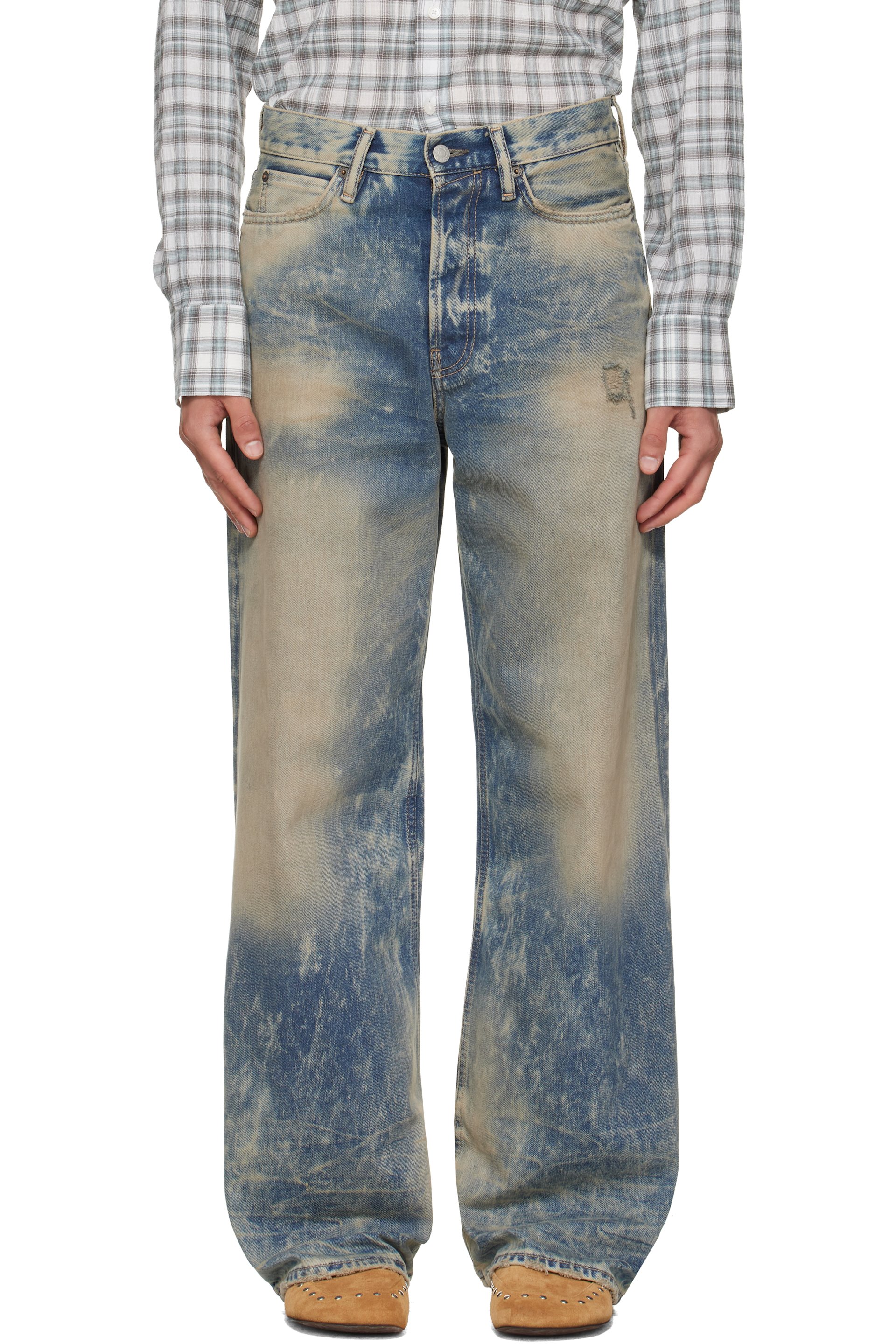 Acne Studios - Blue Loose Fit 1981 Jeans