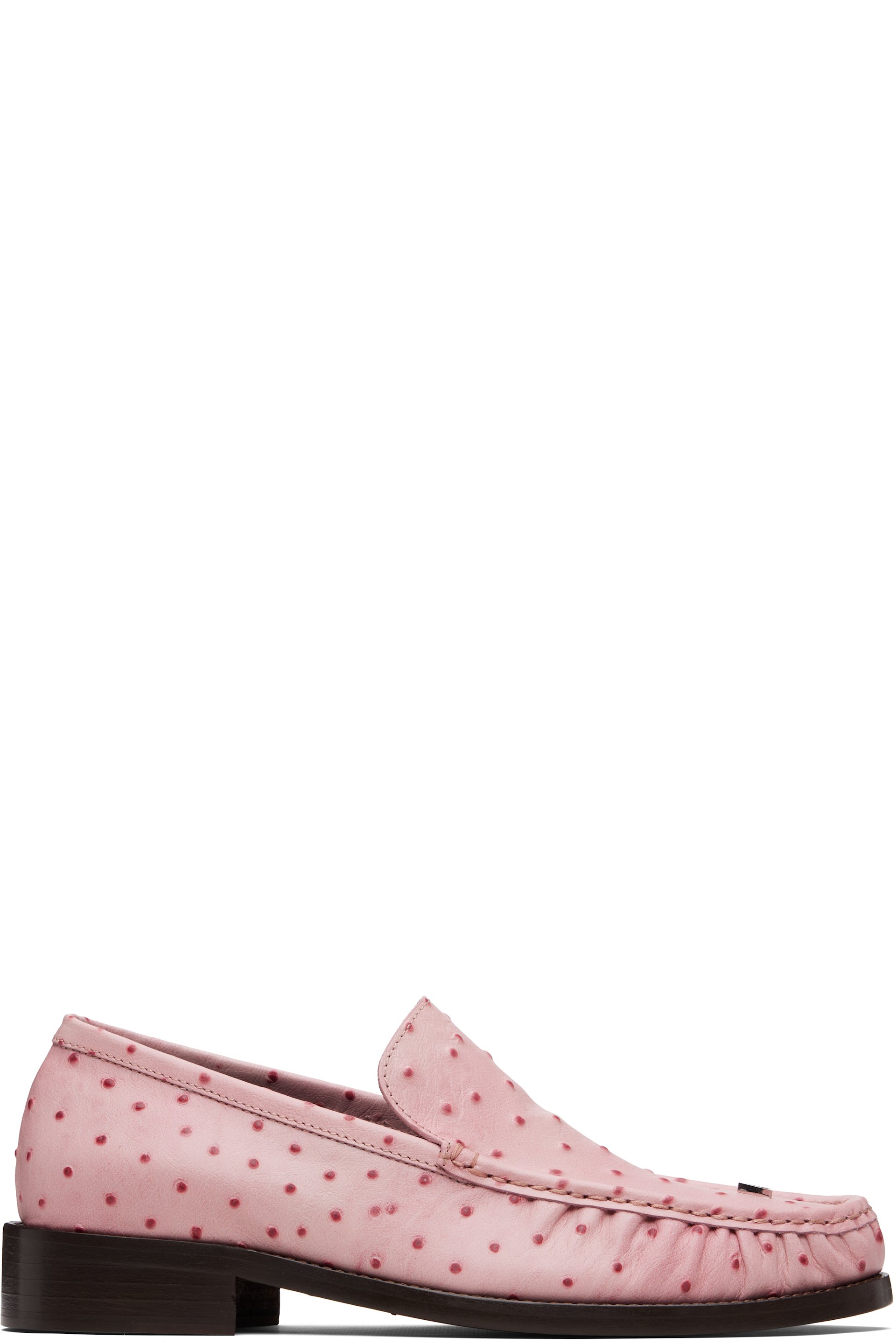 Acne Studios - Pink Leather Loafers