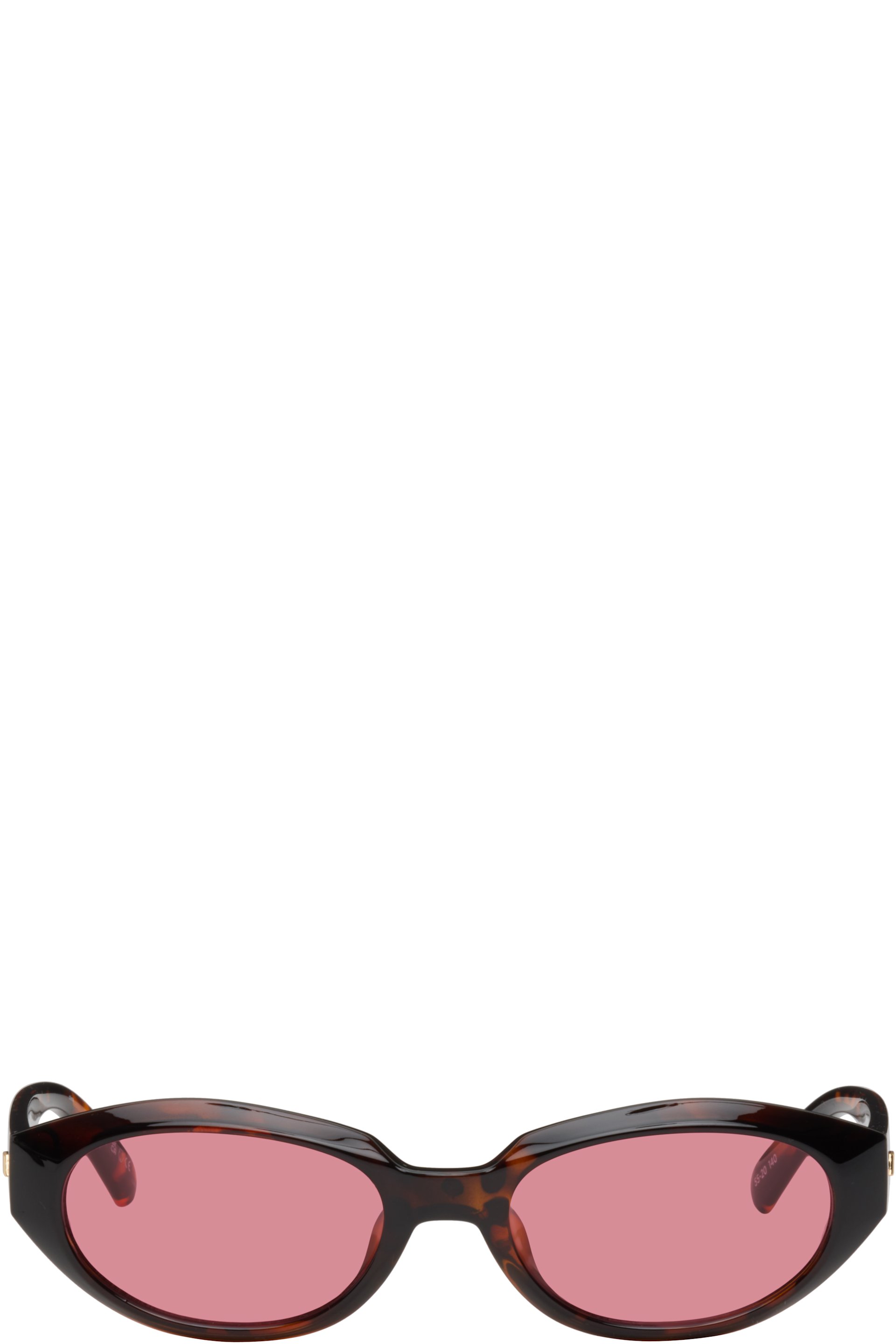 Le Specs - Brown 'Le Bijou' Sunglasses