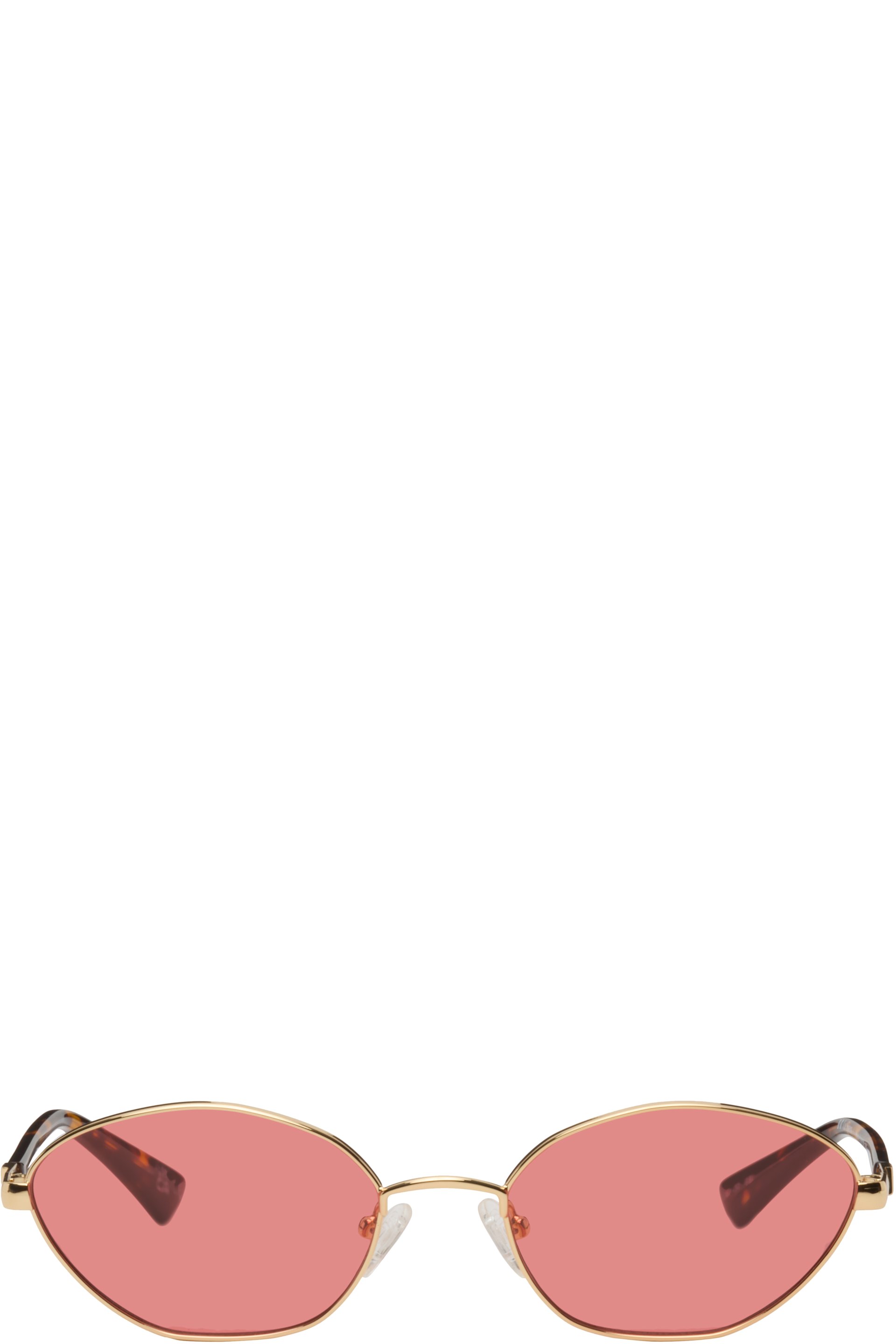 Le Specs - Gold 'Le Bebe' Sunglasses