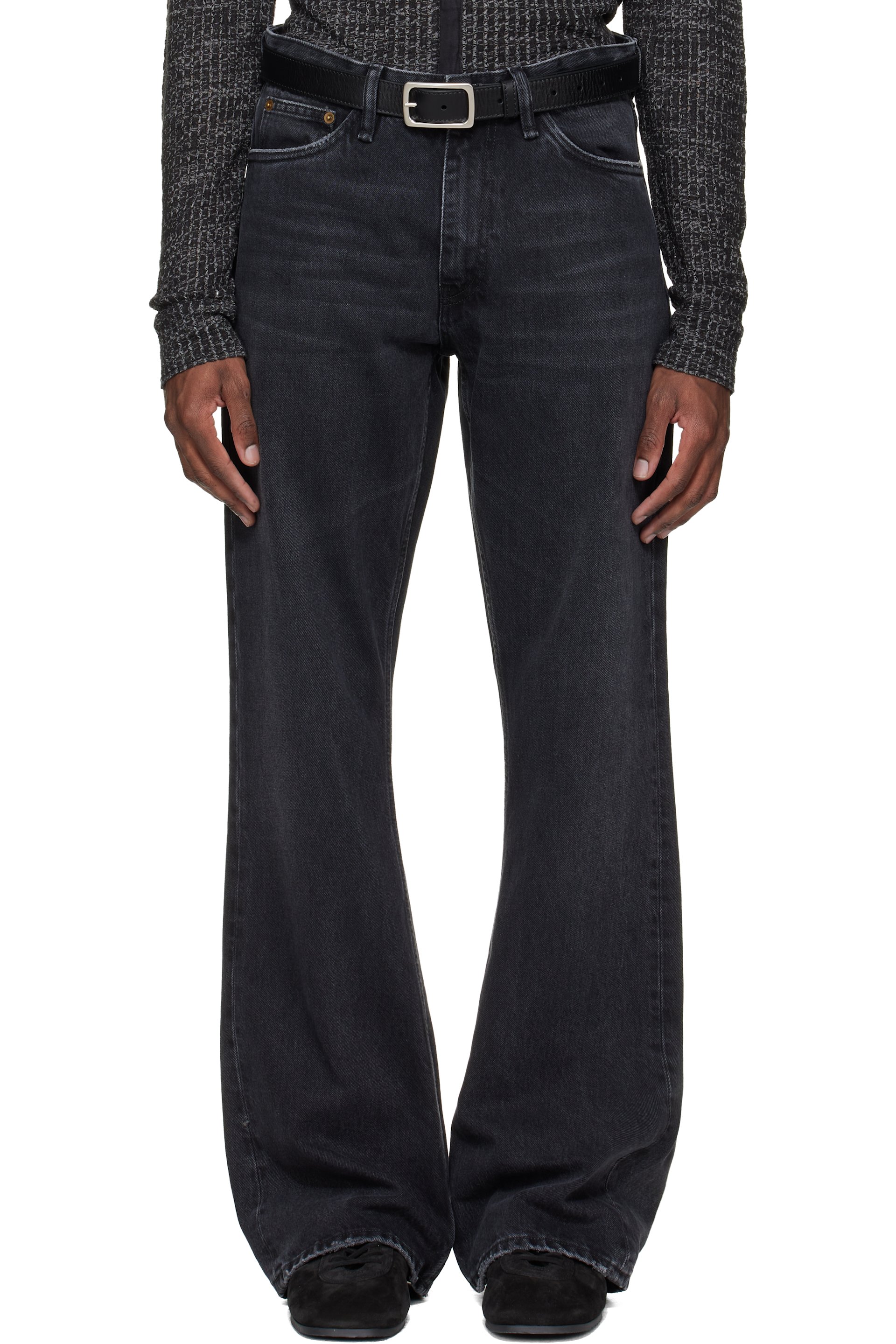 Stockholm (Surfboard) Club - Black Bootcut Jeans
