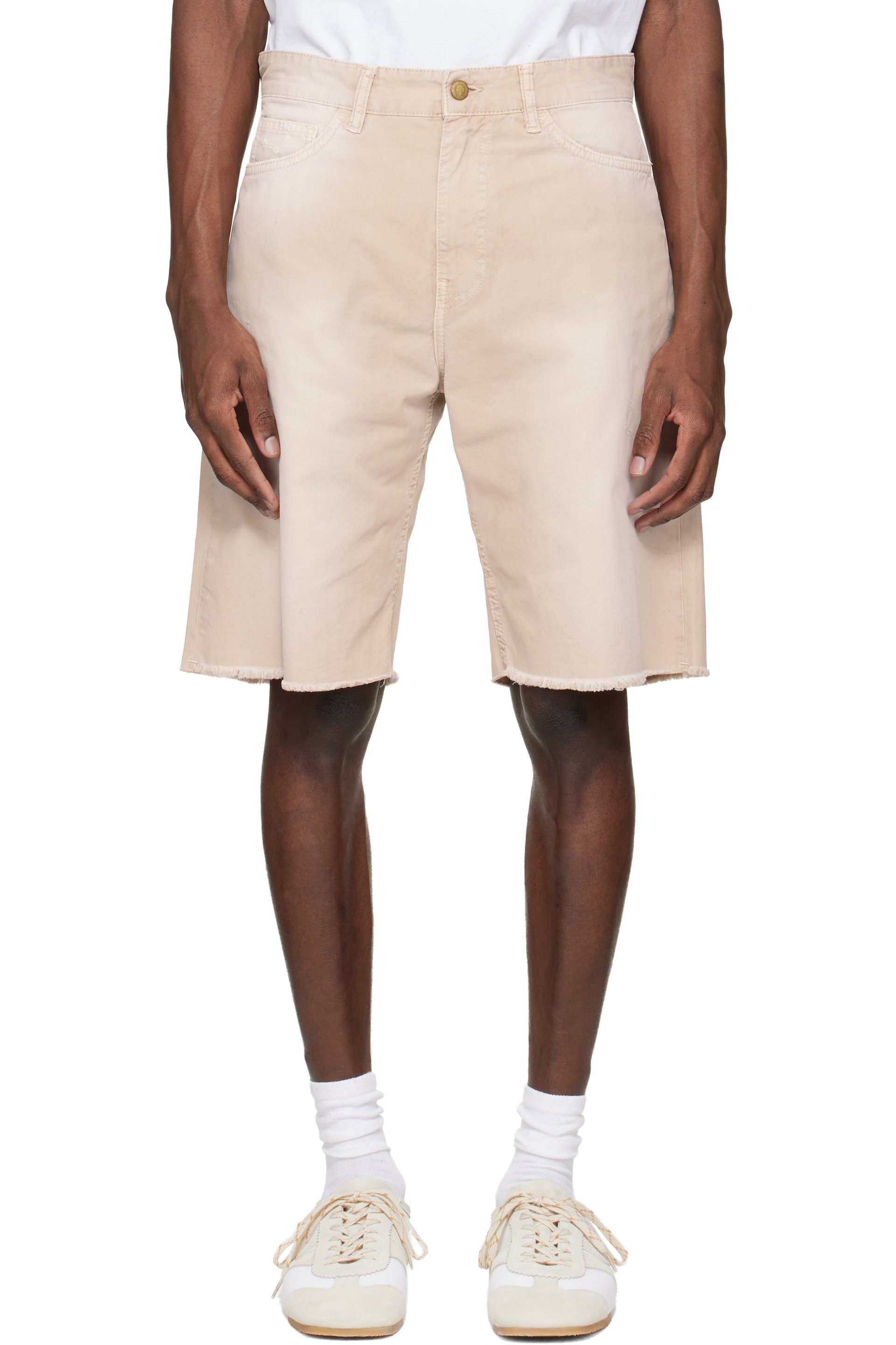 Stockholm (Surfboard) Club - Beige 5-Pocket Chino Shorts