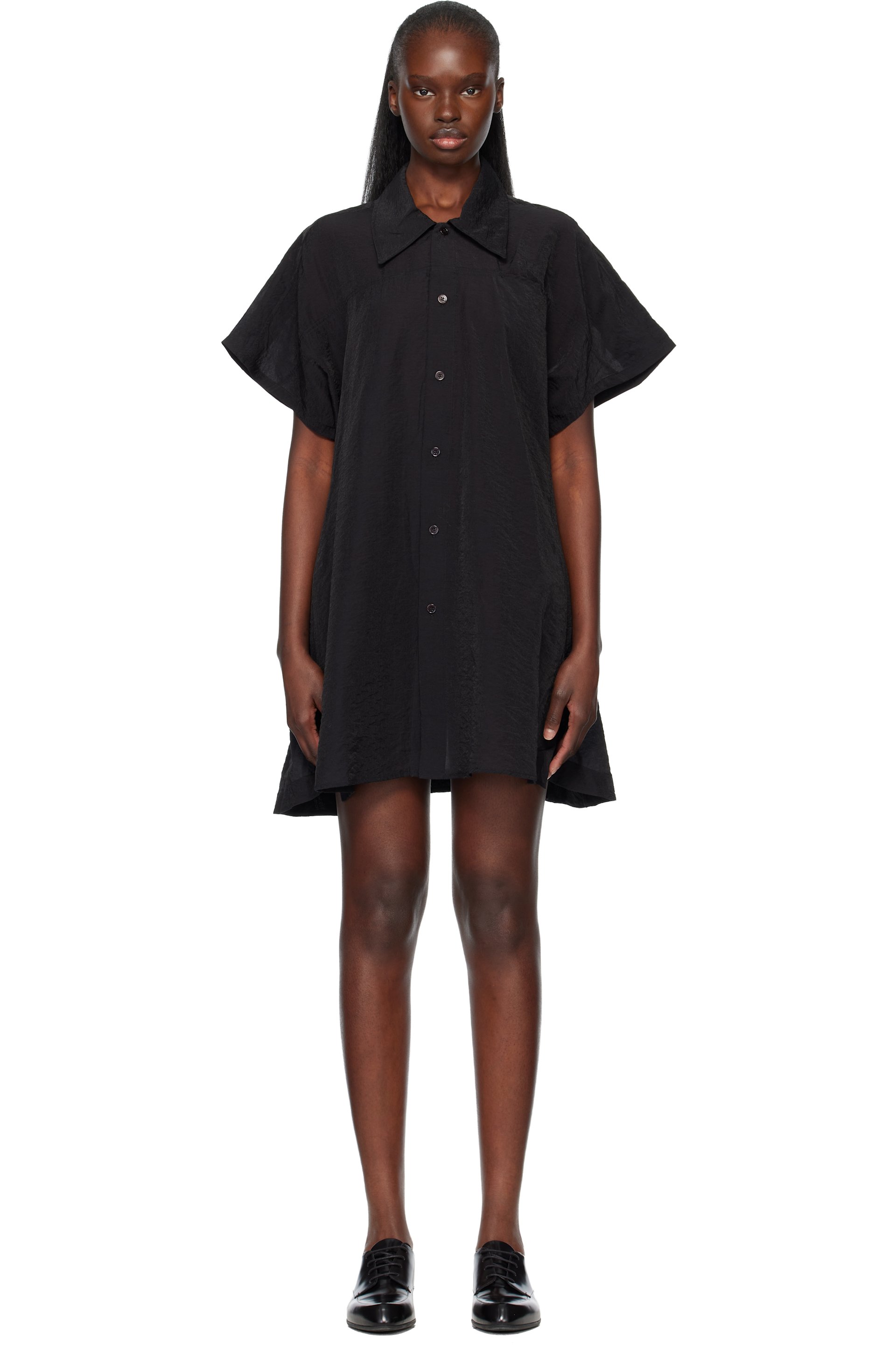 Y-3 - Black Short Sleeve Utility Overshirt