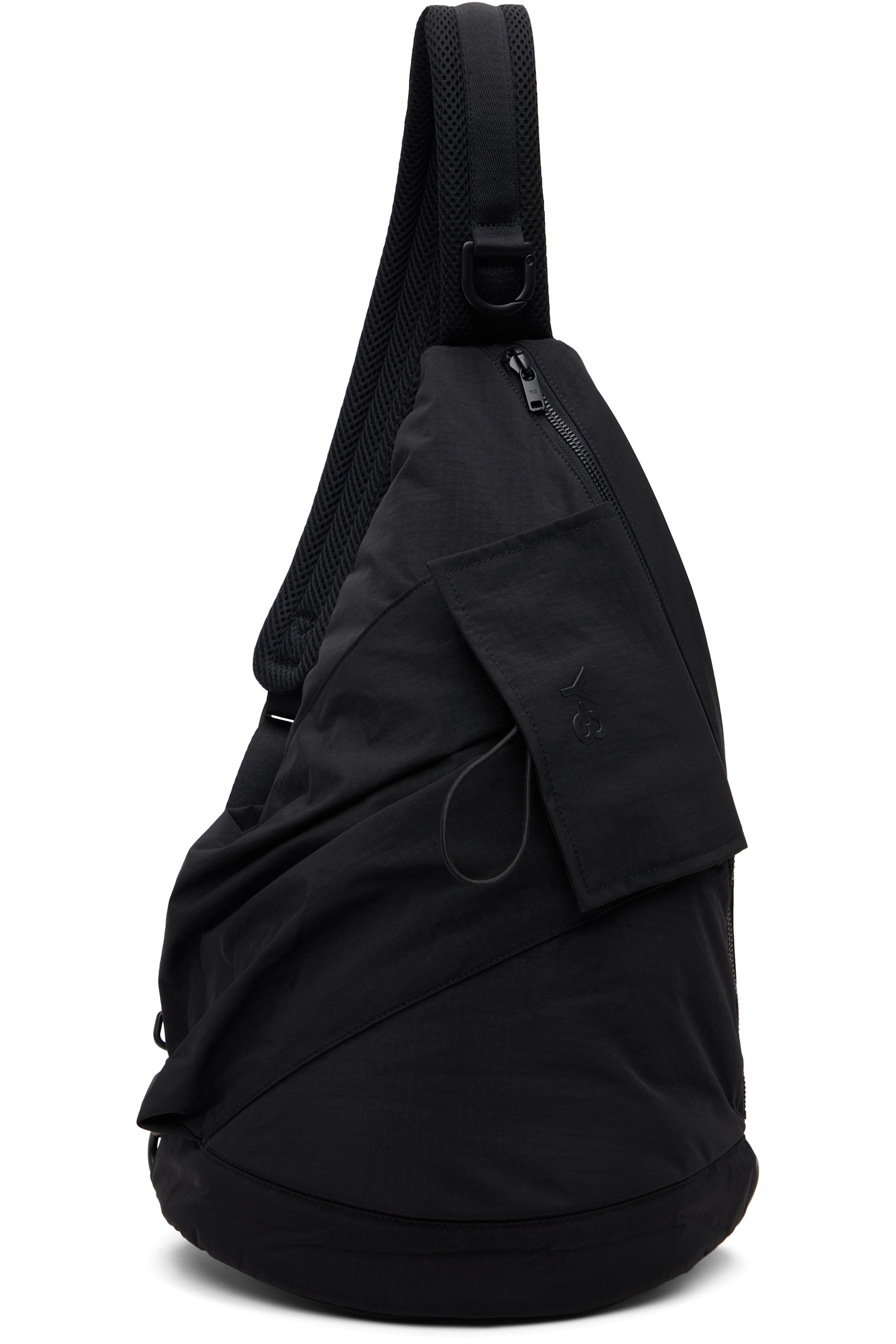 Y-3 - Black 'Y-3' Utility Sling Bag