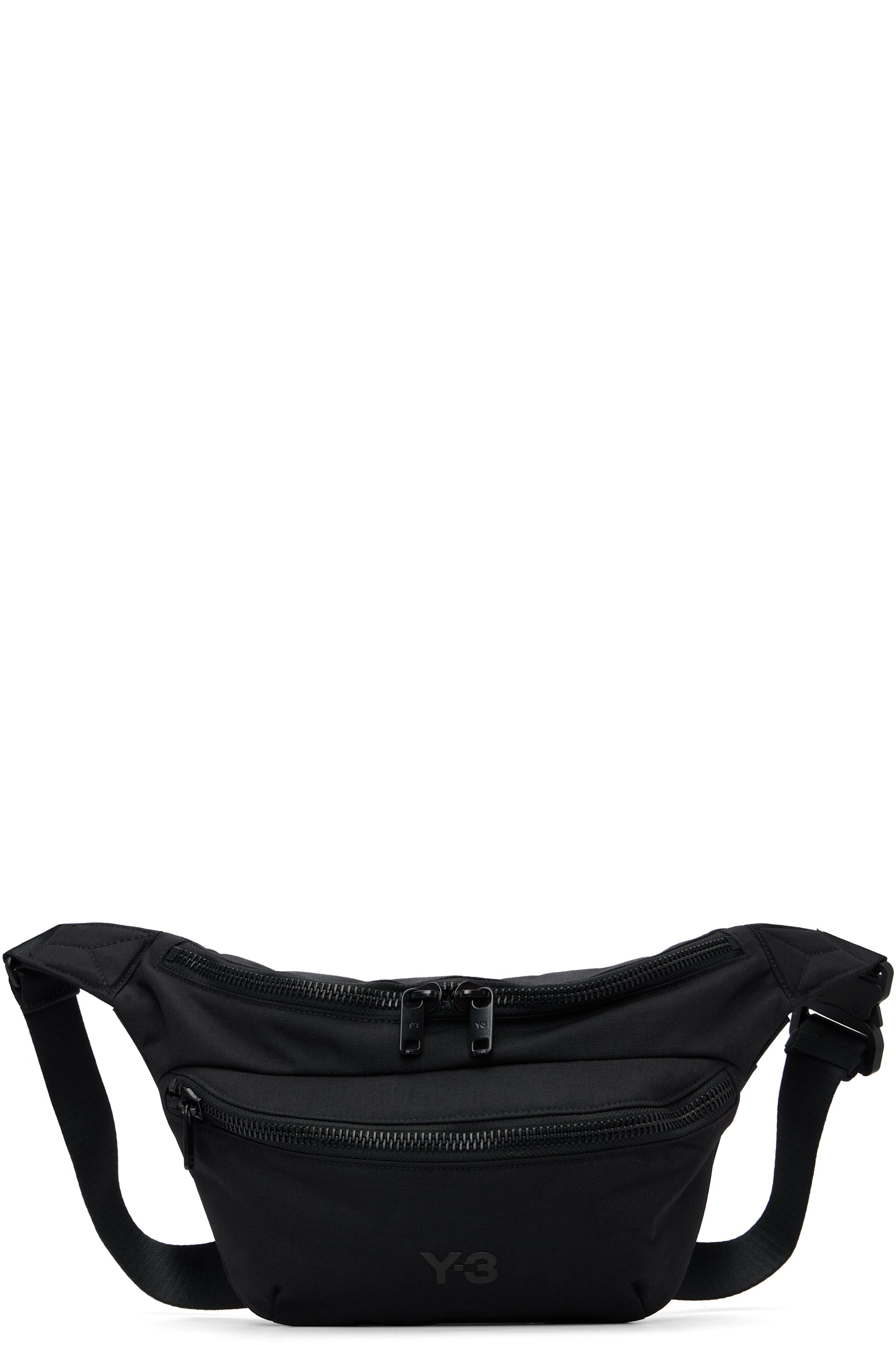 Y-3 - Black Staple Fanny Pouch
