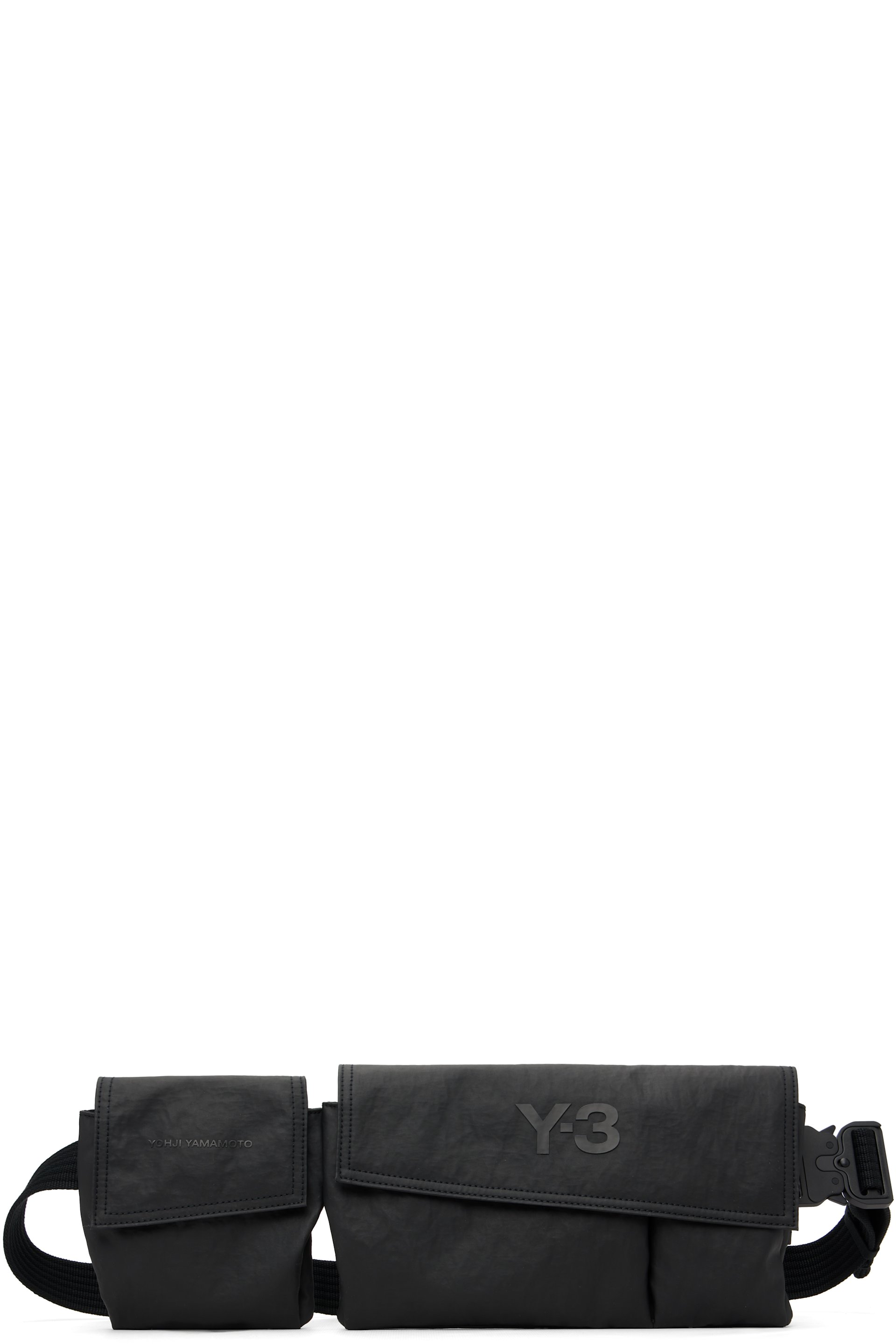 Y-3 - Black Multi Pocket Sling Pouch