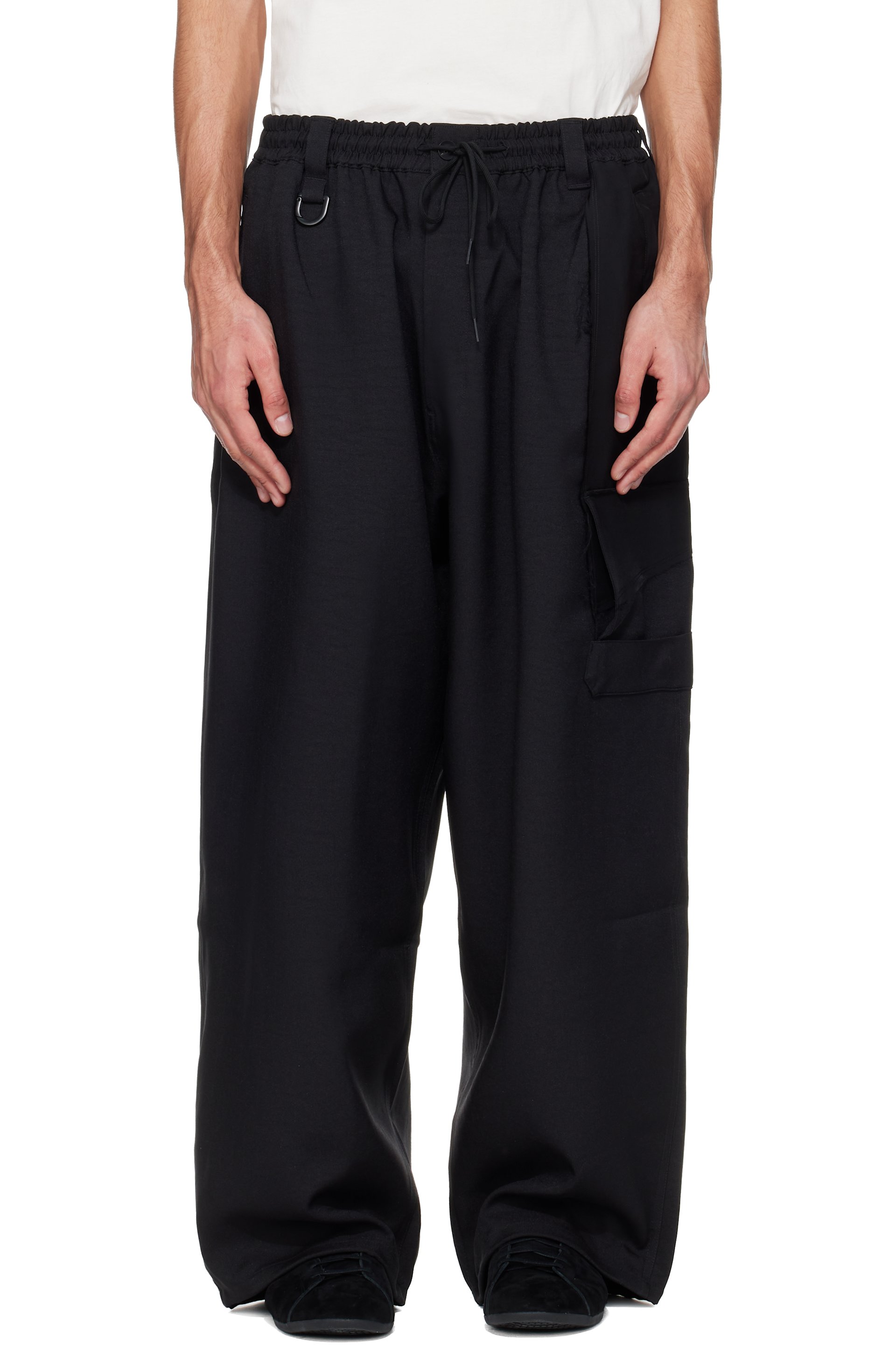 Y-3 - Black Sport Uniform Straight Cargo Pants