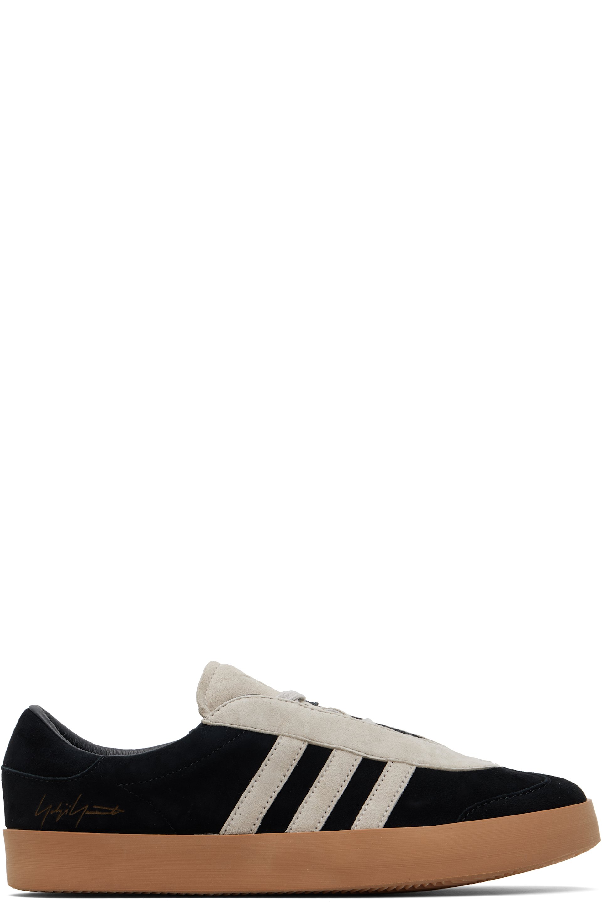 Y-3 - Black & Gray Gazelle Sneakers