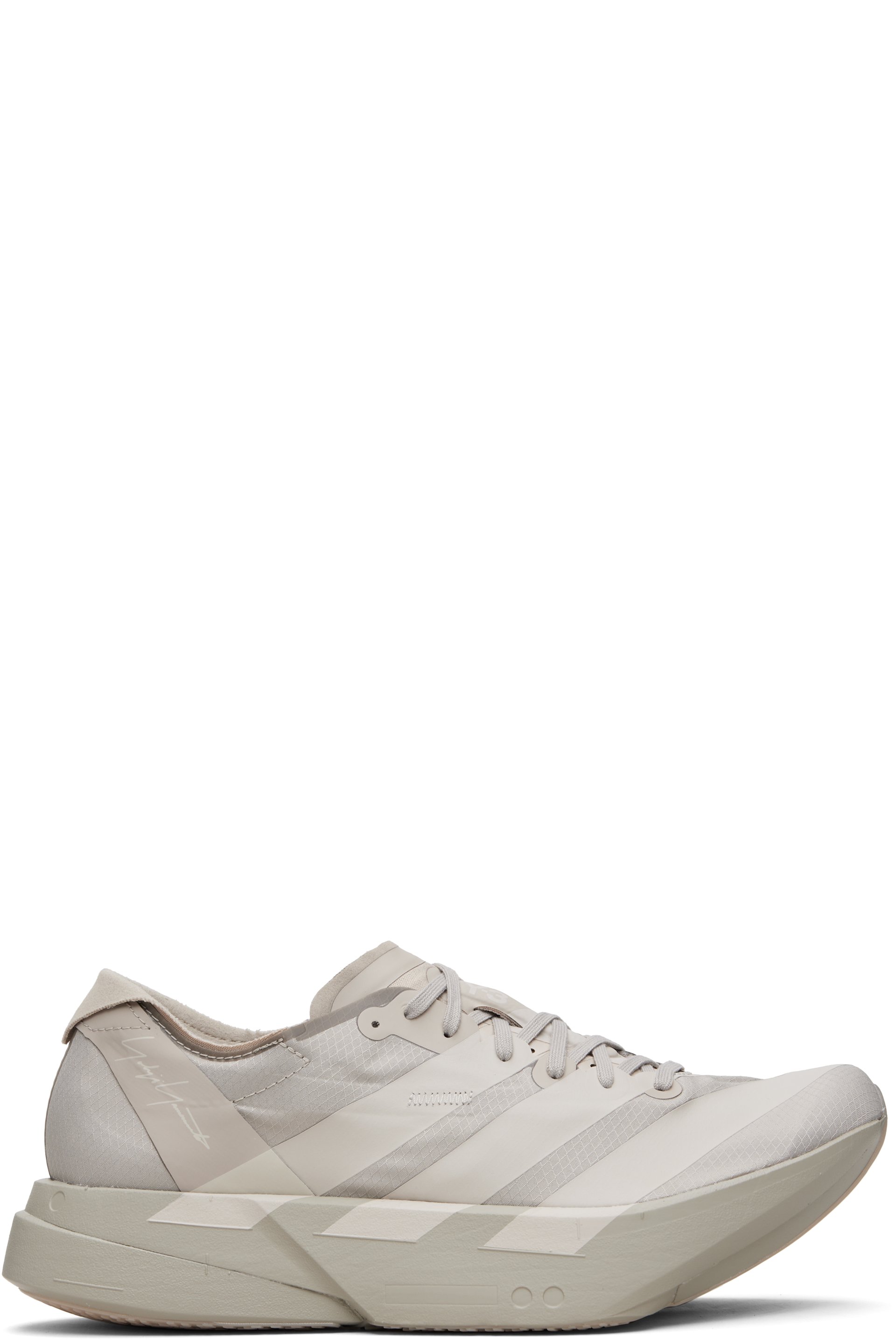 Y-3 - Gray Adios Pro 4 Sneakers
