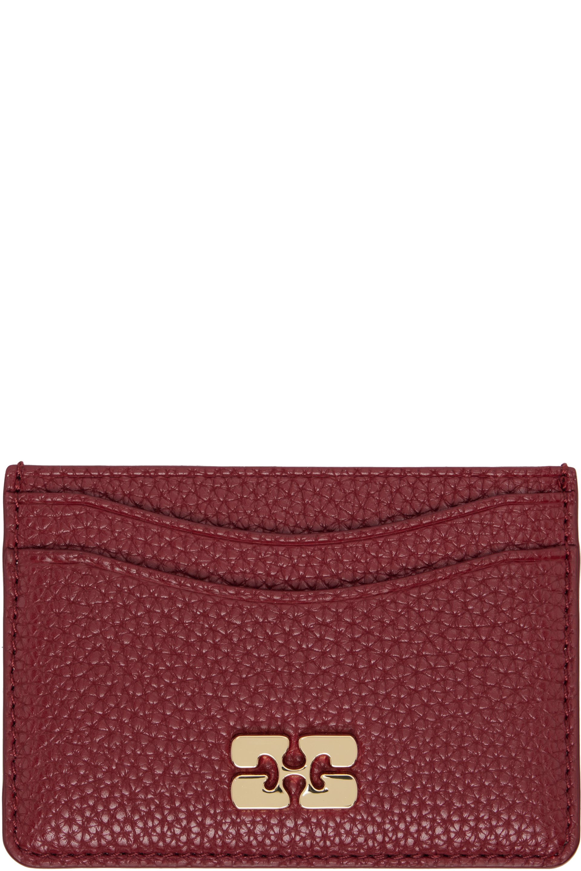 GANNI - Red Bou Card Holder