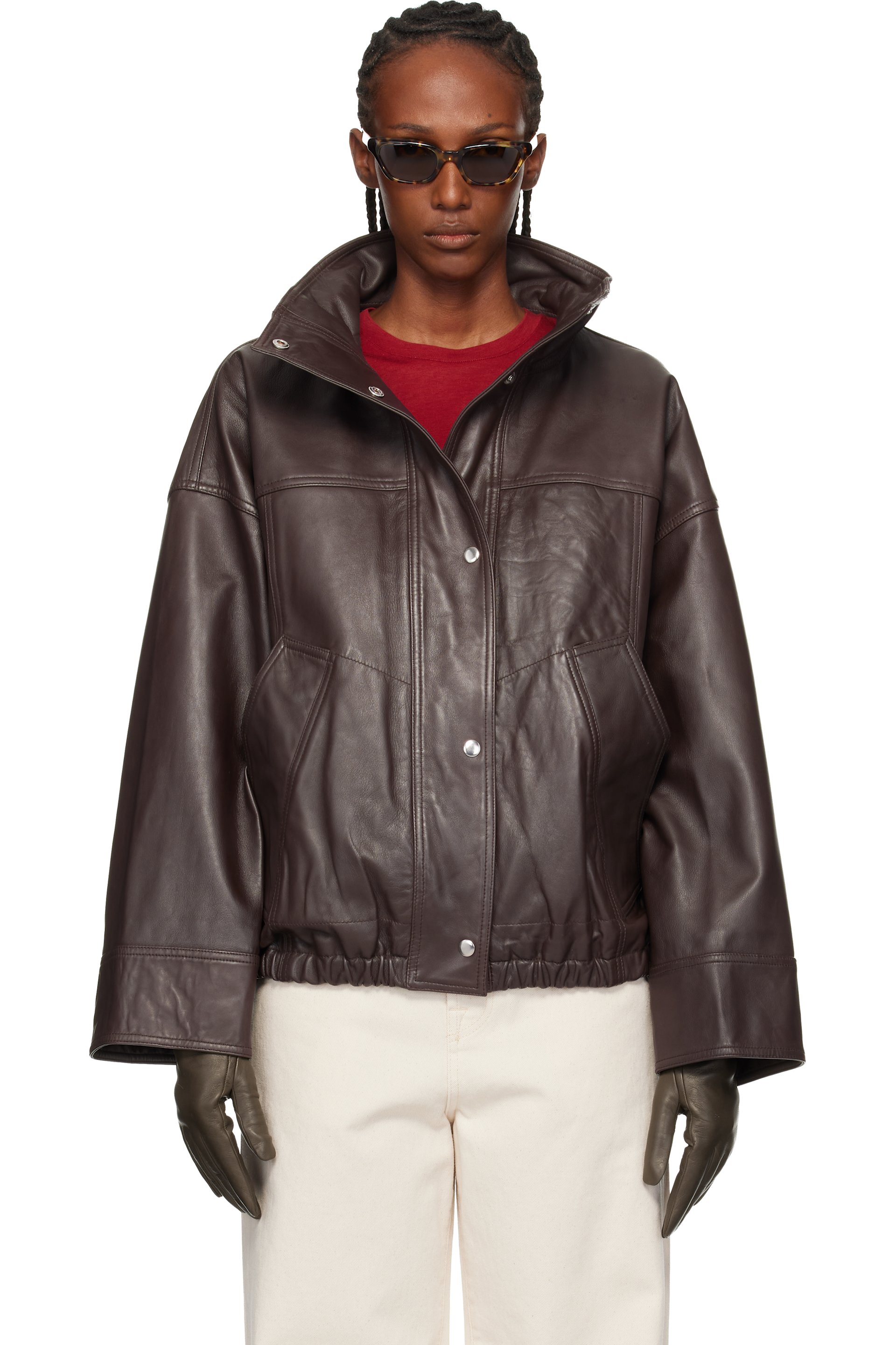 Designer Leather Jackets for Women | SSENSE Canada