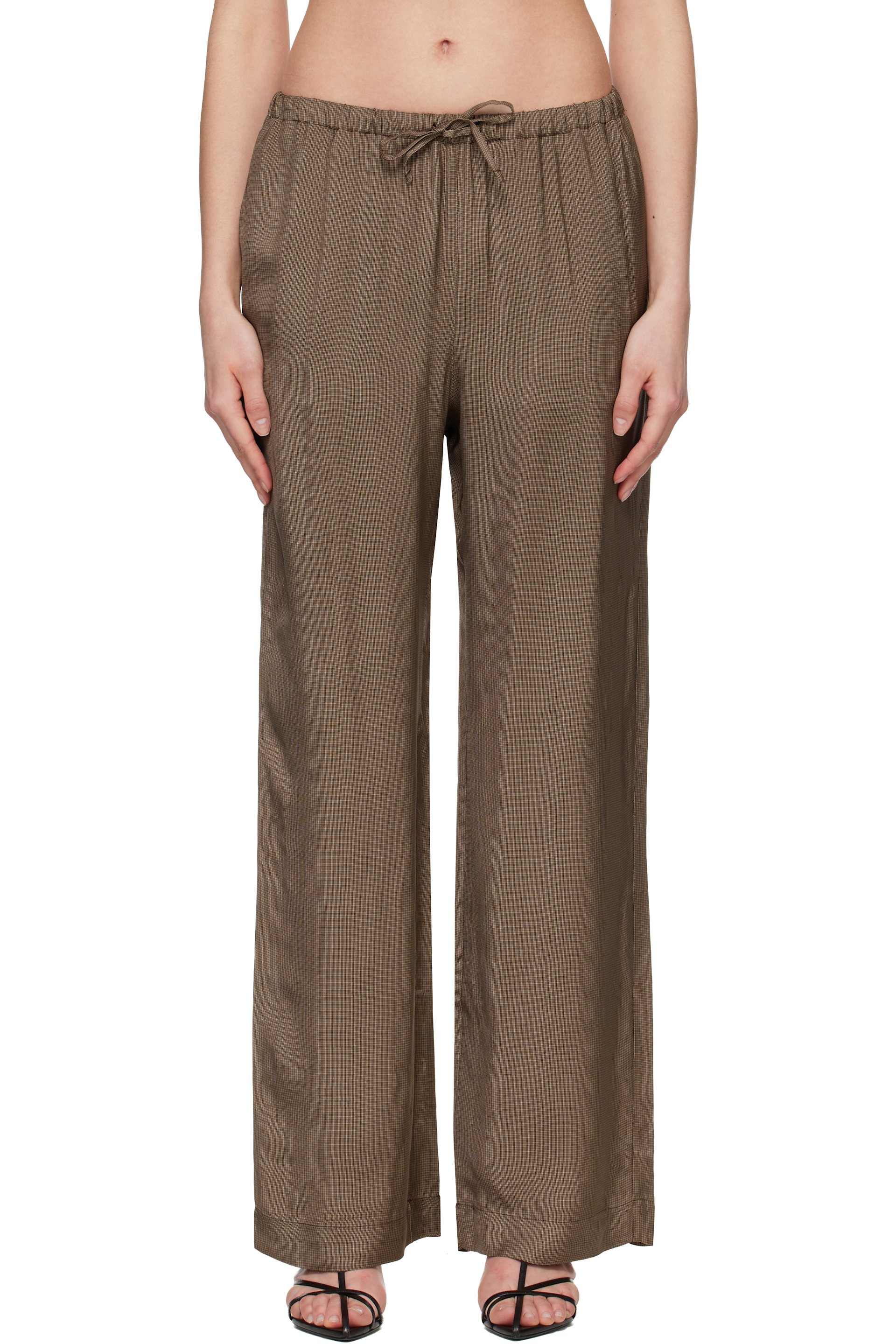 Róhe - Brown Relaxed Fit Trousers