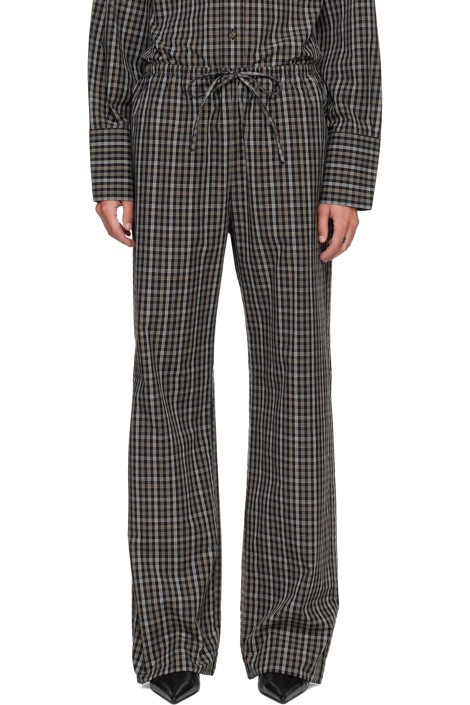 Róhe - Black Relaxed-Fit Trousers