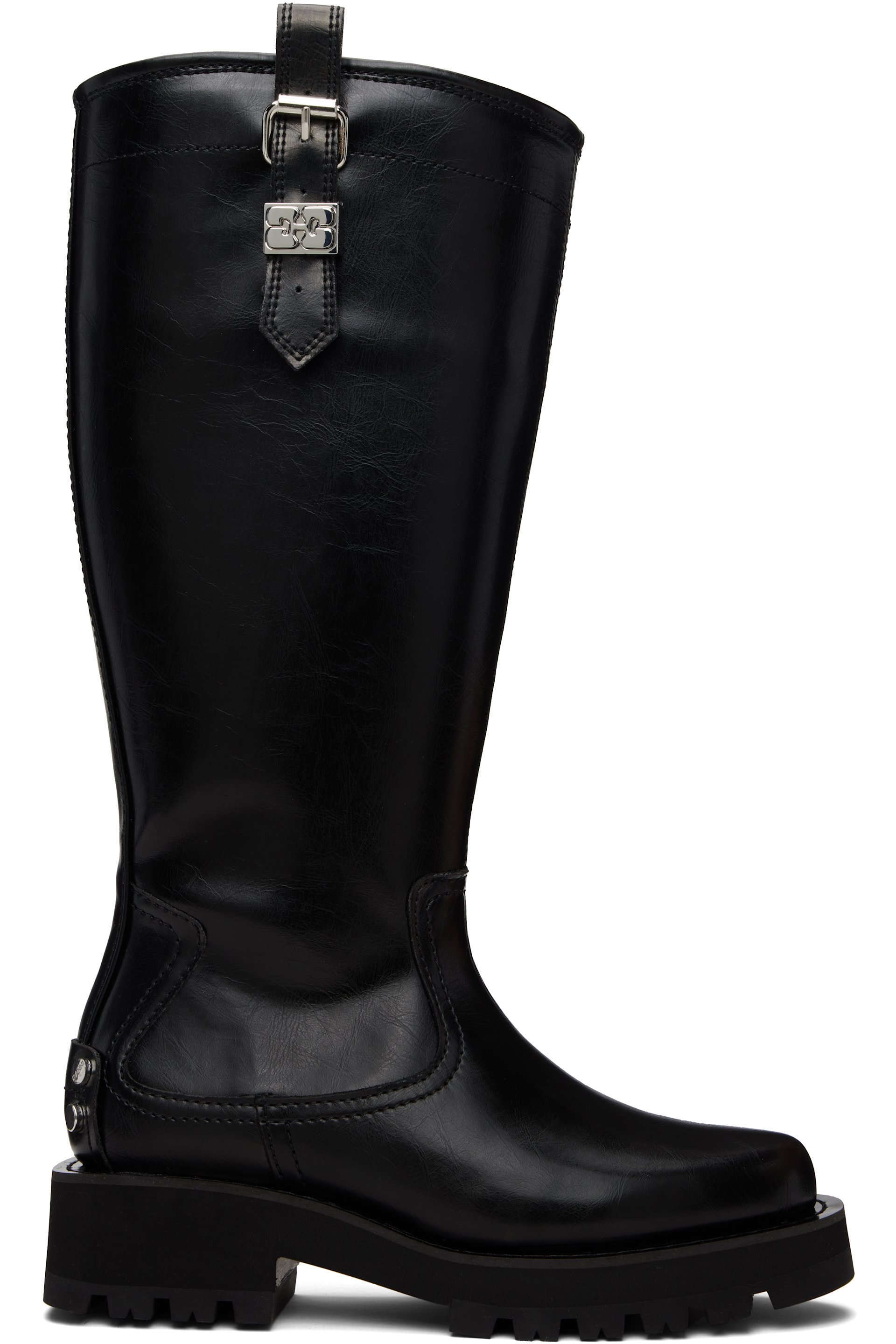 GANNI - Black High Boots
