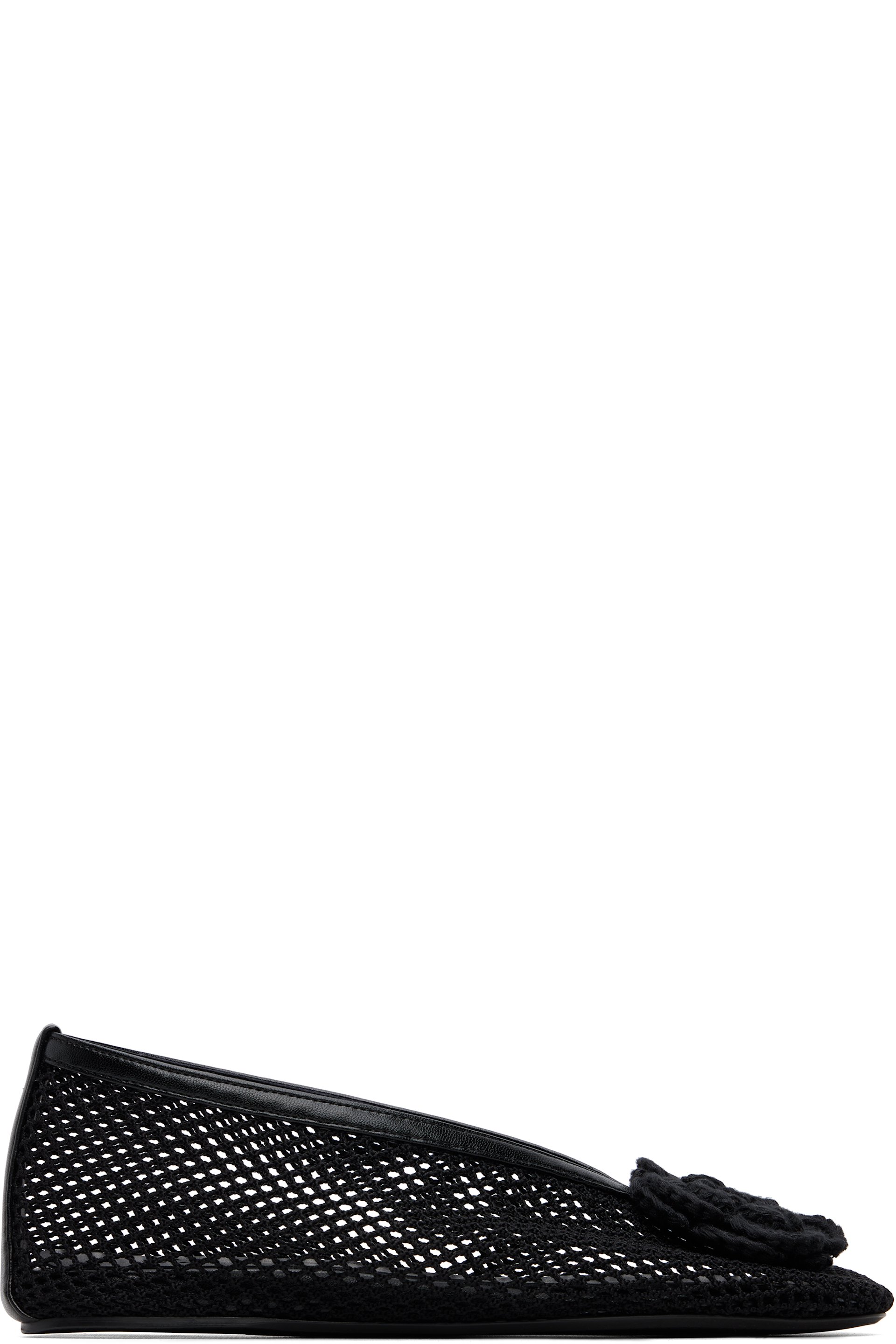 GANNI - Black Jenny Ballerina Flats