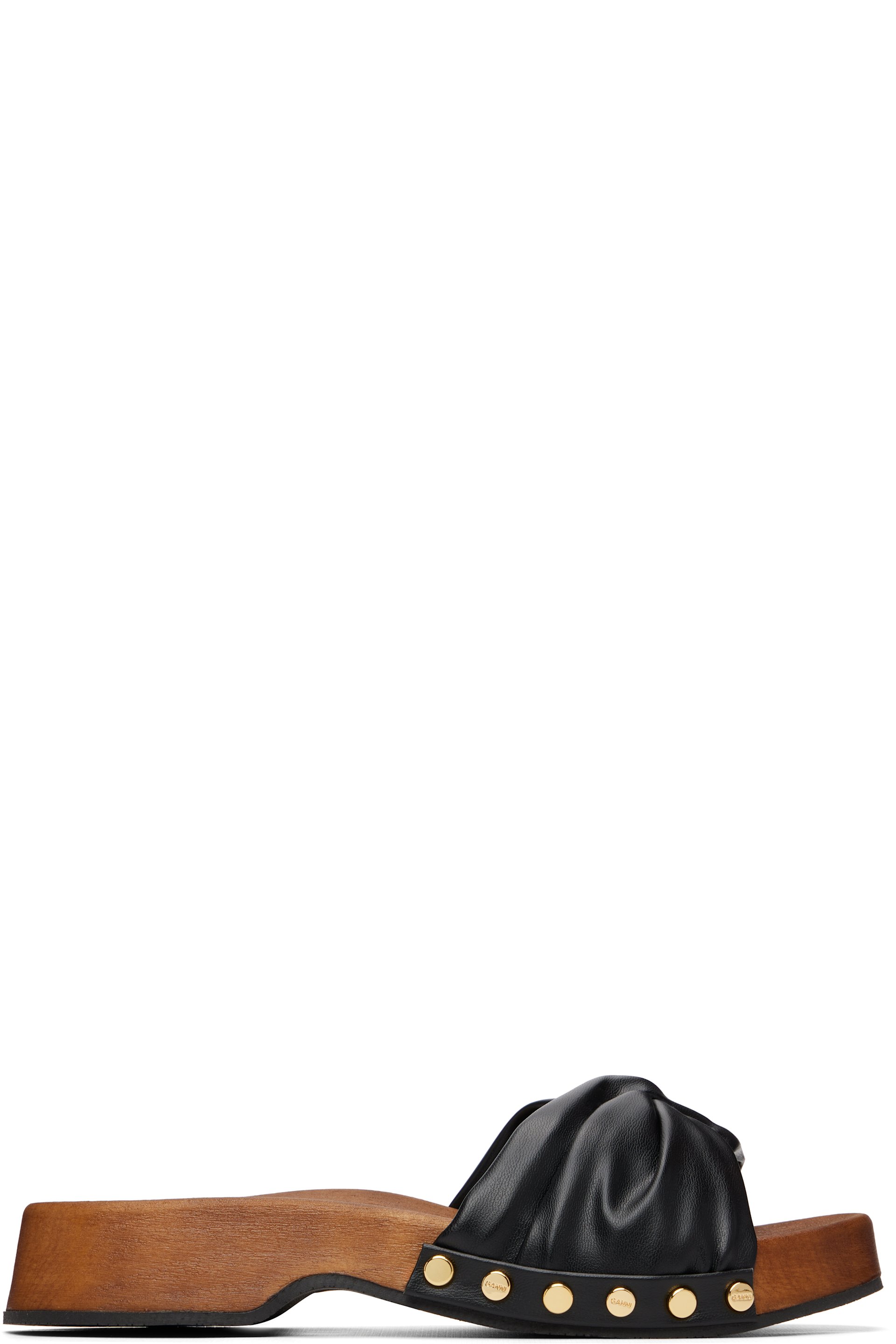 GANNI - Sandales de style sabot Tia Fairy noires