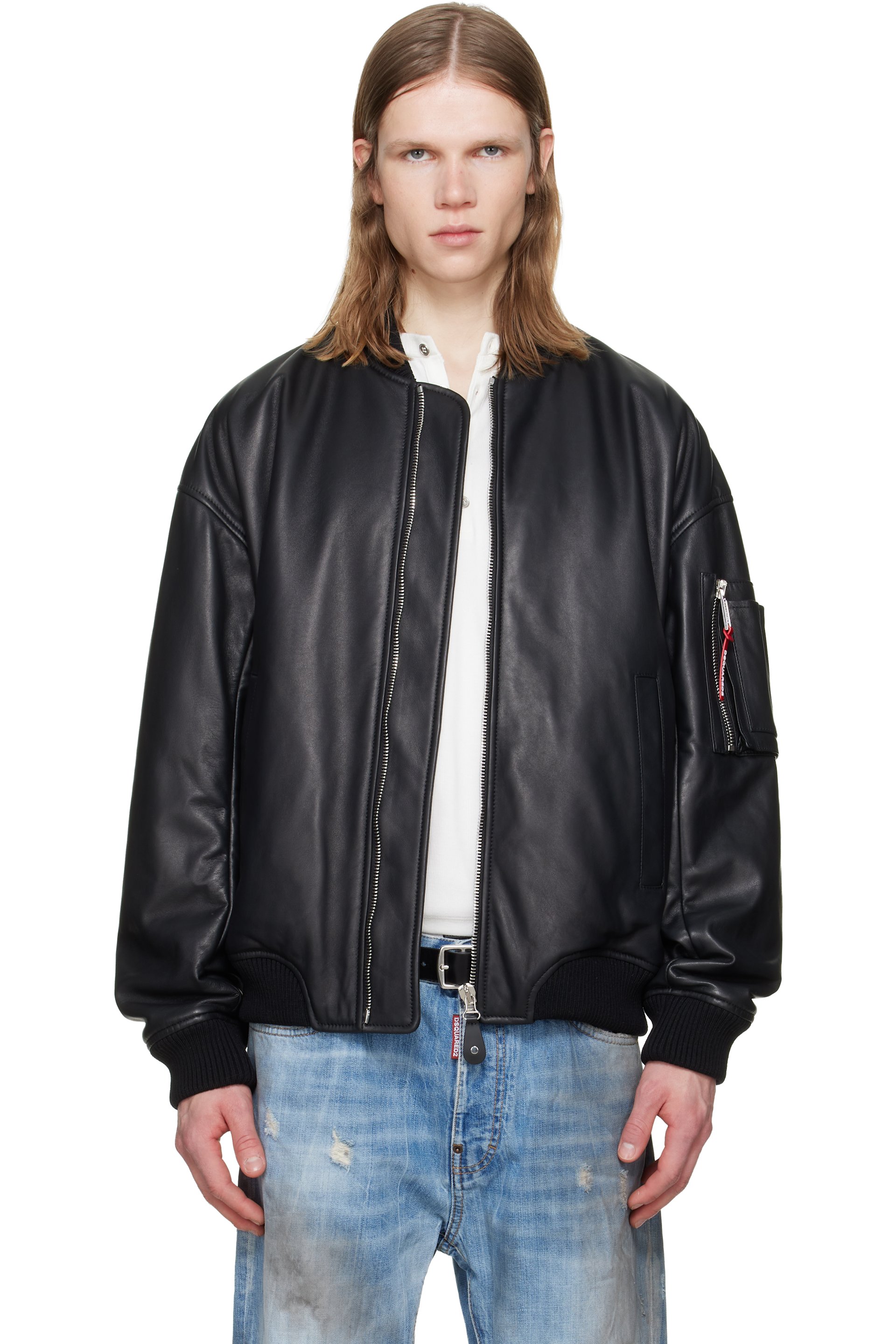 メンズ用 デザイナー レザー ジャケット | SSENSE 日本
