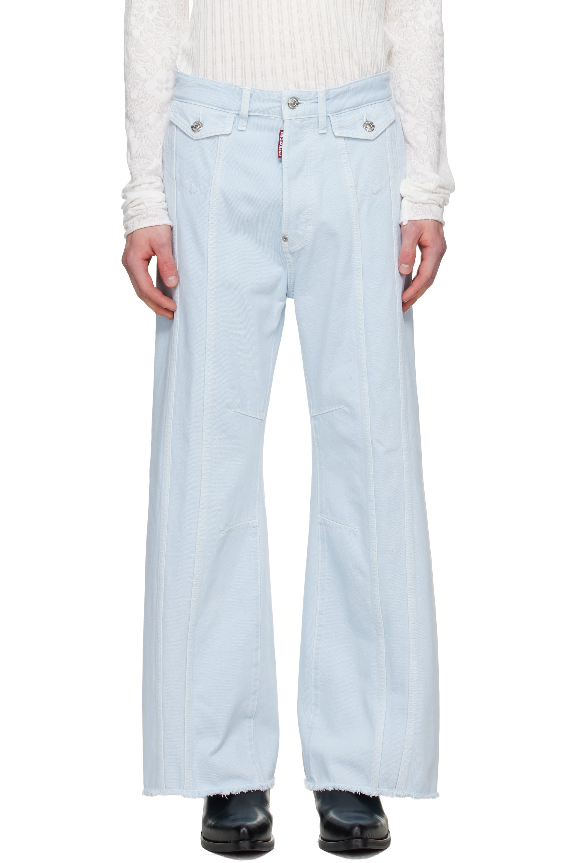 Dsquared2 - Blue Powder Wash Eros Jeans