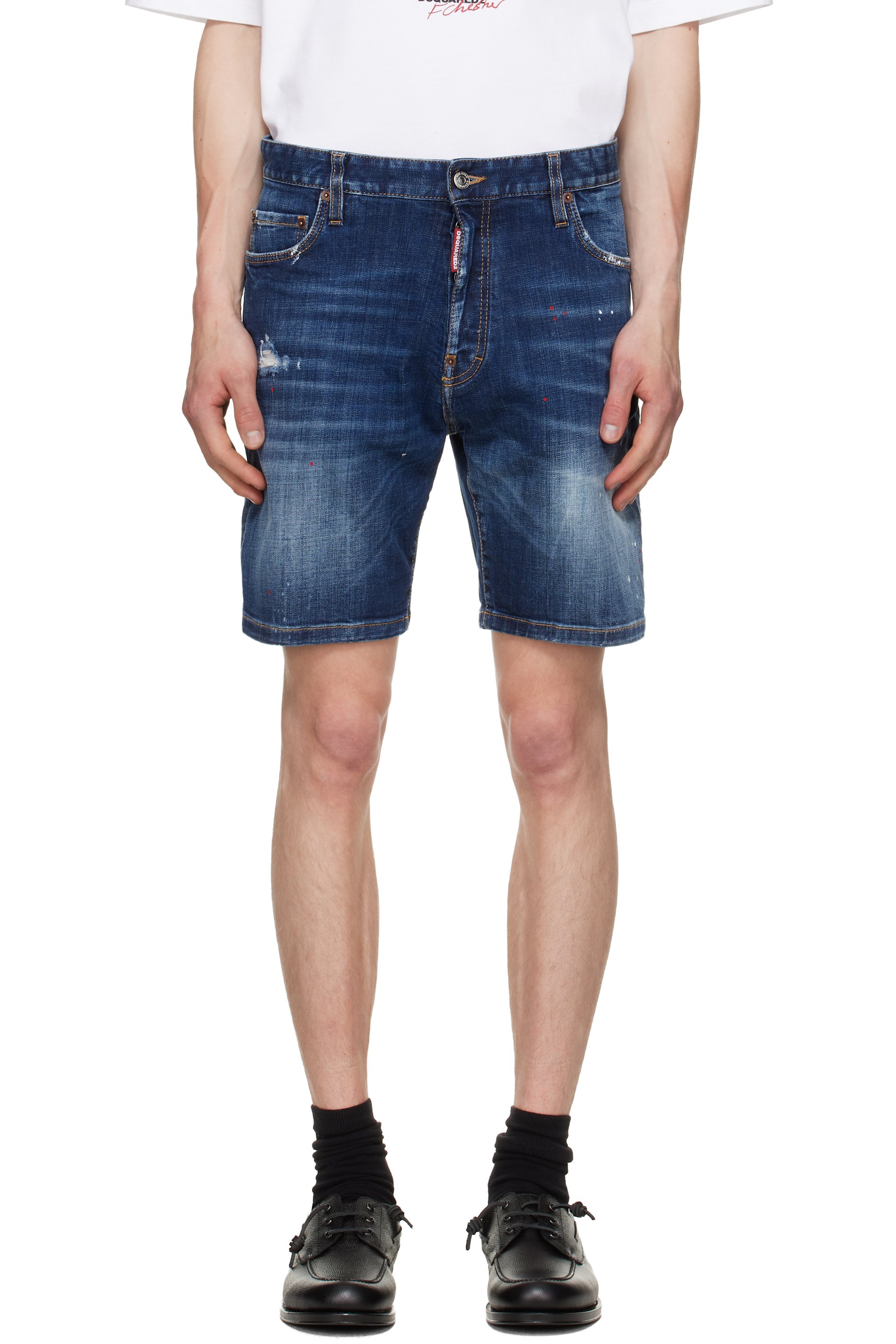 Dsquared2 - ネイビー Marine デニムショートパンツ