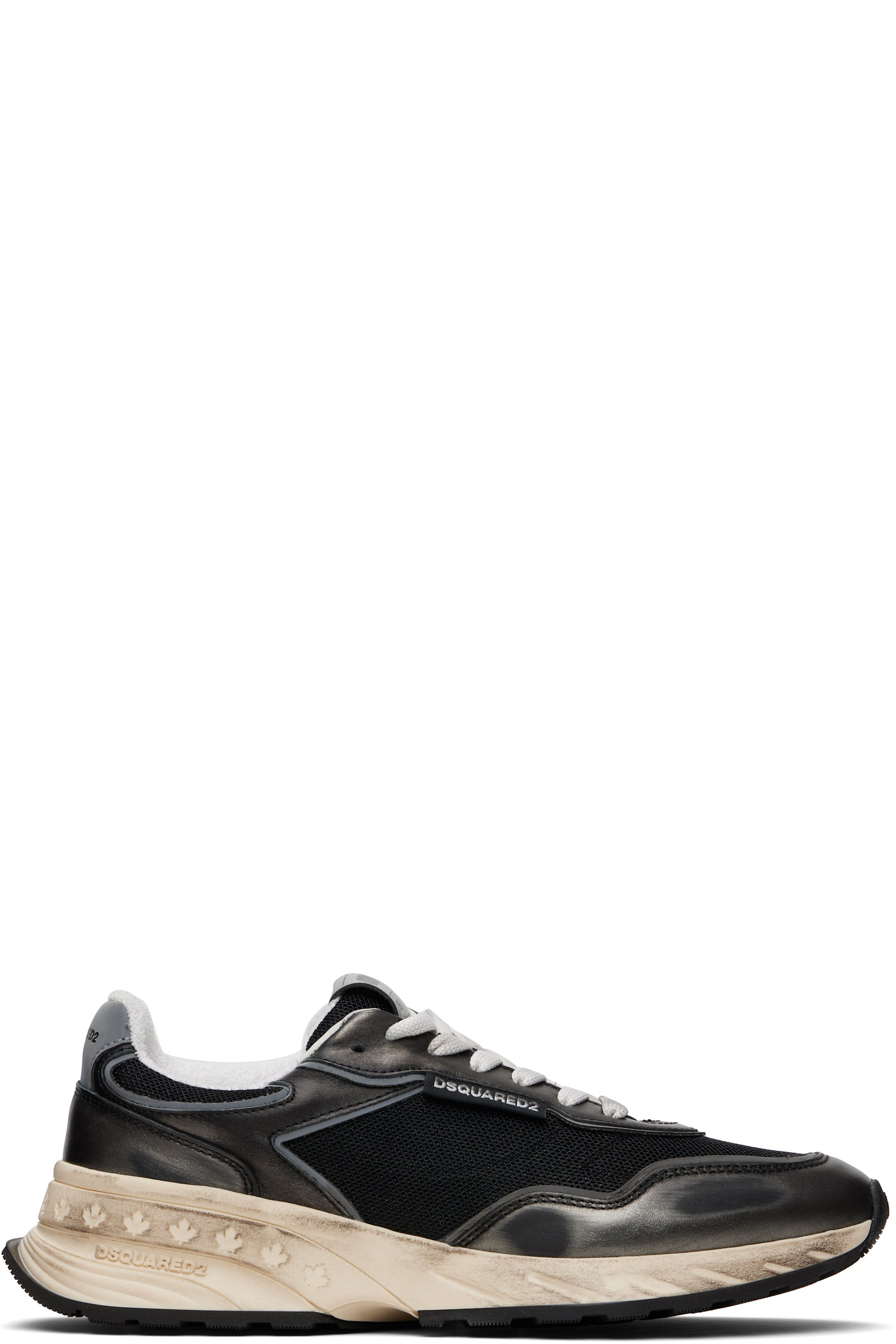 Dsquared2 - Black & Silver Sprinter Sneakers