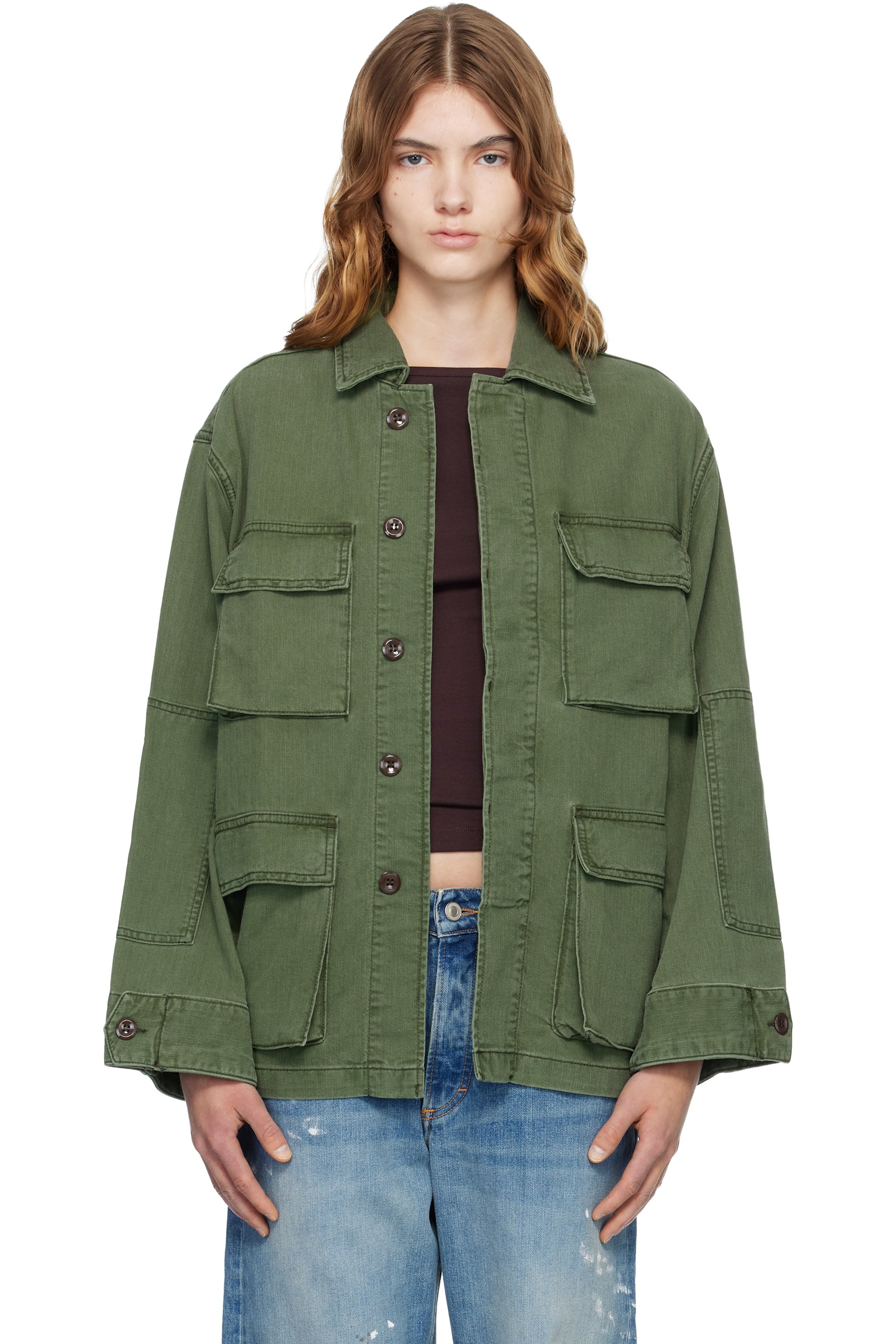 Jeanerica - Blouson Lucy vert