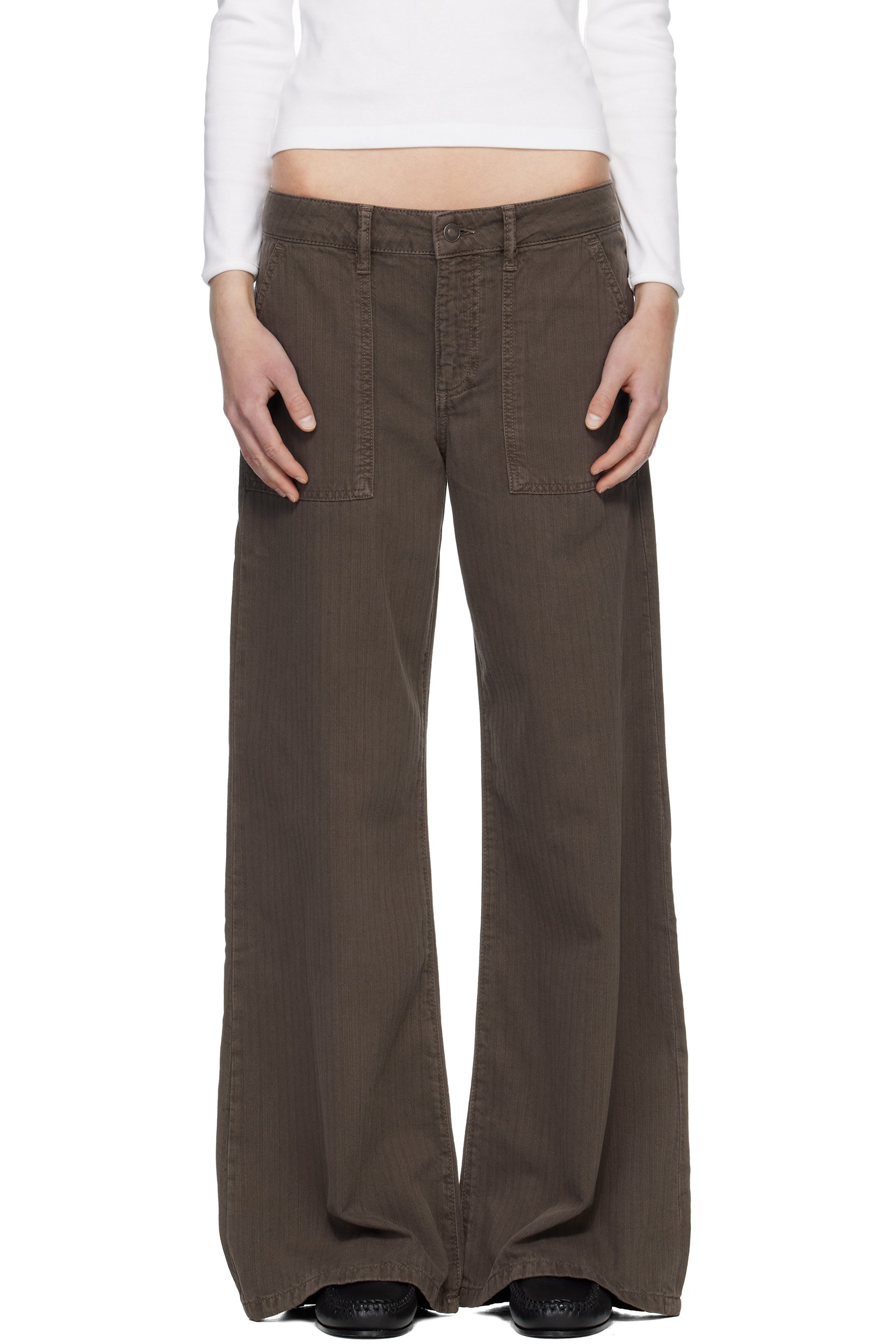 Jeanerica - Pantalon Guell brun
