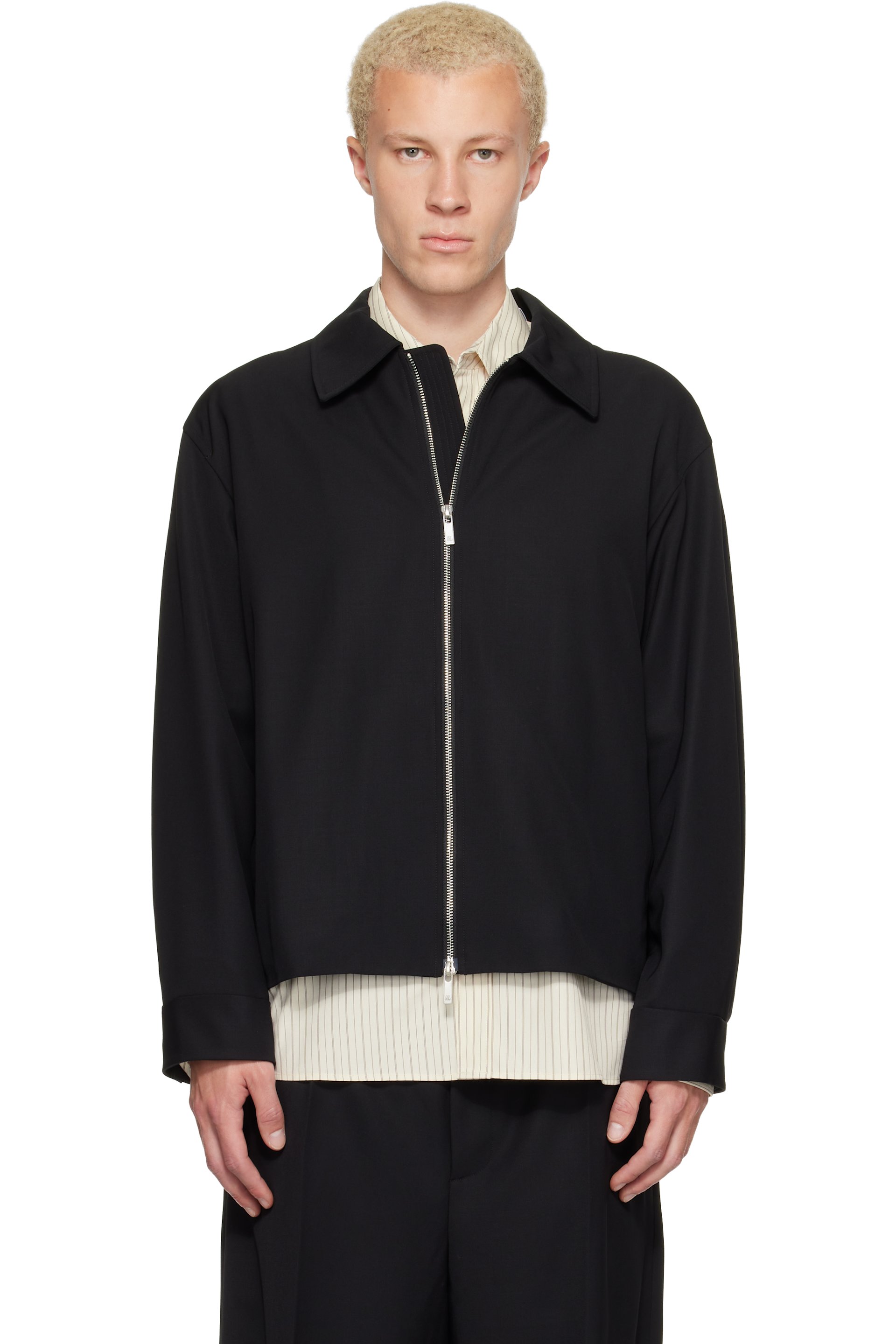 Helmut Lang - Blouson-chemise noir - Wardrobe