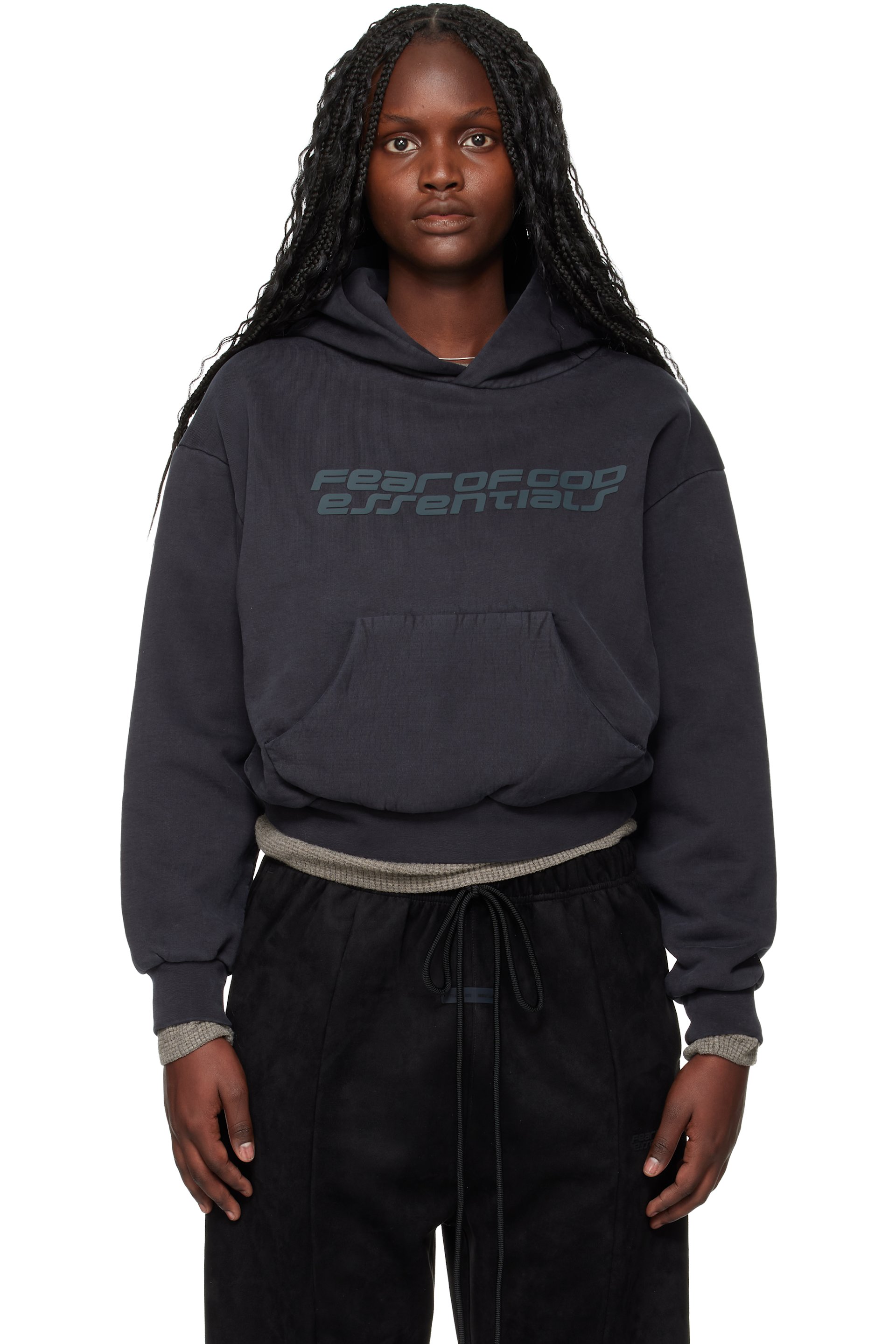 Fear of God ESSENTIALS - Gray Holiday Classic Hoodie